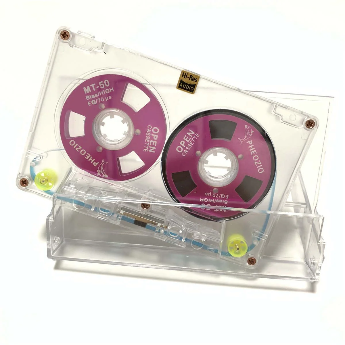 Generic Reel to Reel Blank Audio Cassette Tape for Music Recording - Normal Bias Low Noise - 48 Minutes - Transparent Acrylic - 1 Pack Blind Box Includes 1 of 54 Styles - Image 3