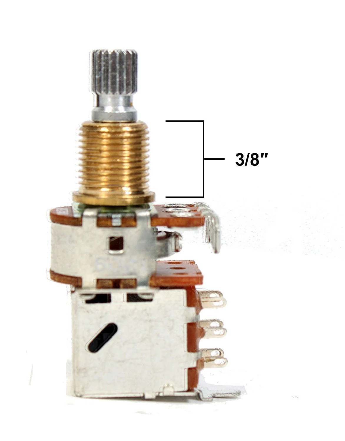 Genuine Bourns 500K (Pack of 2) Split Shaft Push-Pull Pot for Electric Guitar - Image 2