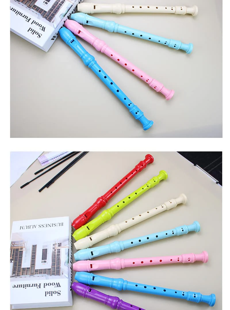 German Style 8 Hole Soprano Recorder Instrument for Chrildren Kids Beginner Graduation or Back to School Gift with Cleaning Rod and Instruction (Purple) Purple - Image 3