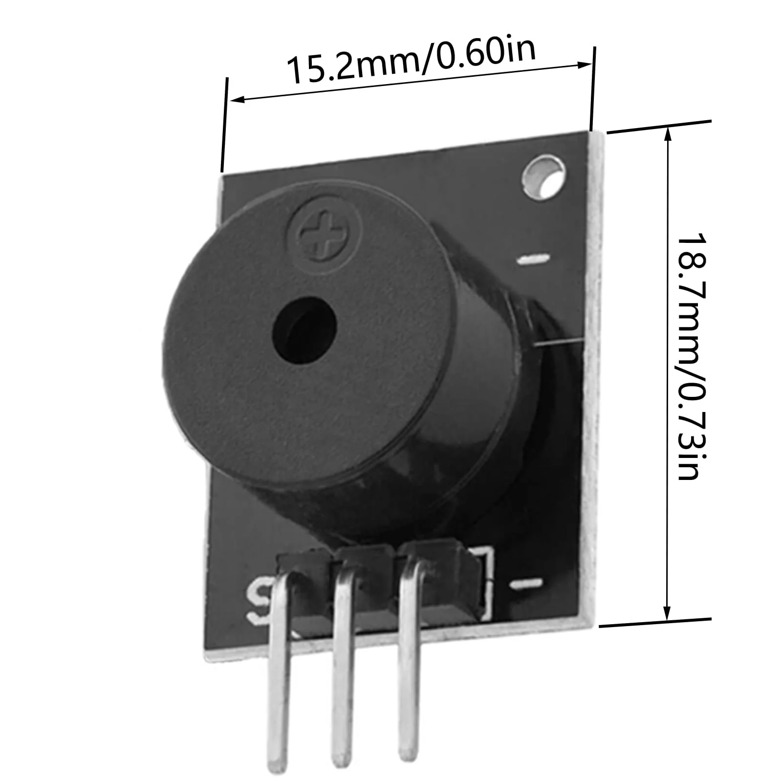 GERUI 4 x KY-006 Passive Piezo Buzzer Alarm Module Compatible with Arduino and Raspberry Pi - Image 2