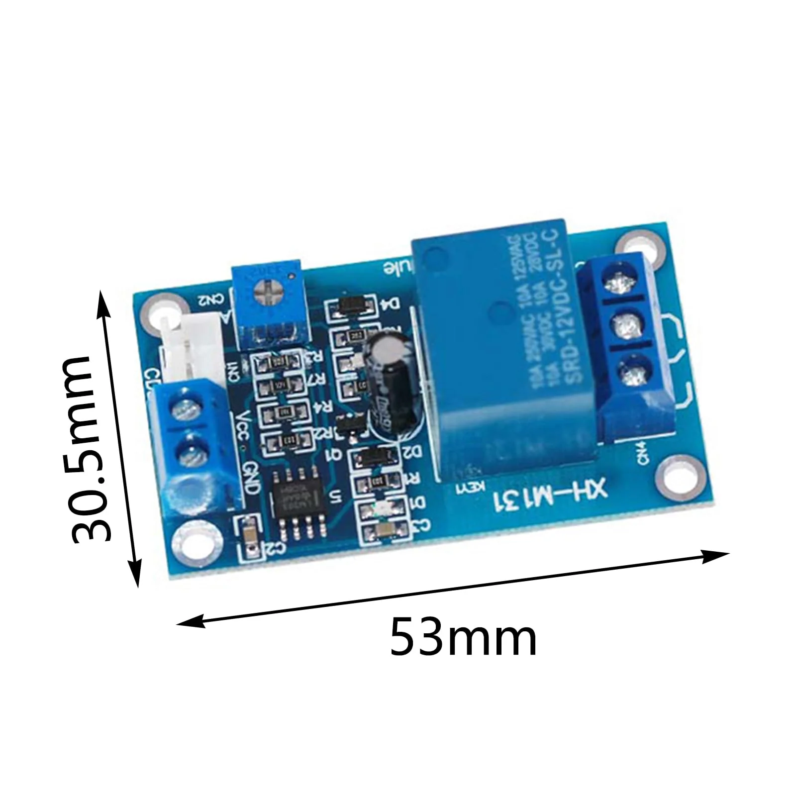 GERUI 5pcs XH-M131 Photoresistor Relay Module DC 5V 12V Light Control Switch Photo Resistance Relay Module Detection Sensor Automatic Light Control Switch with Cable (5, 12V) - Image 2