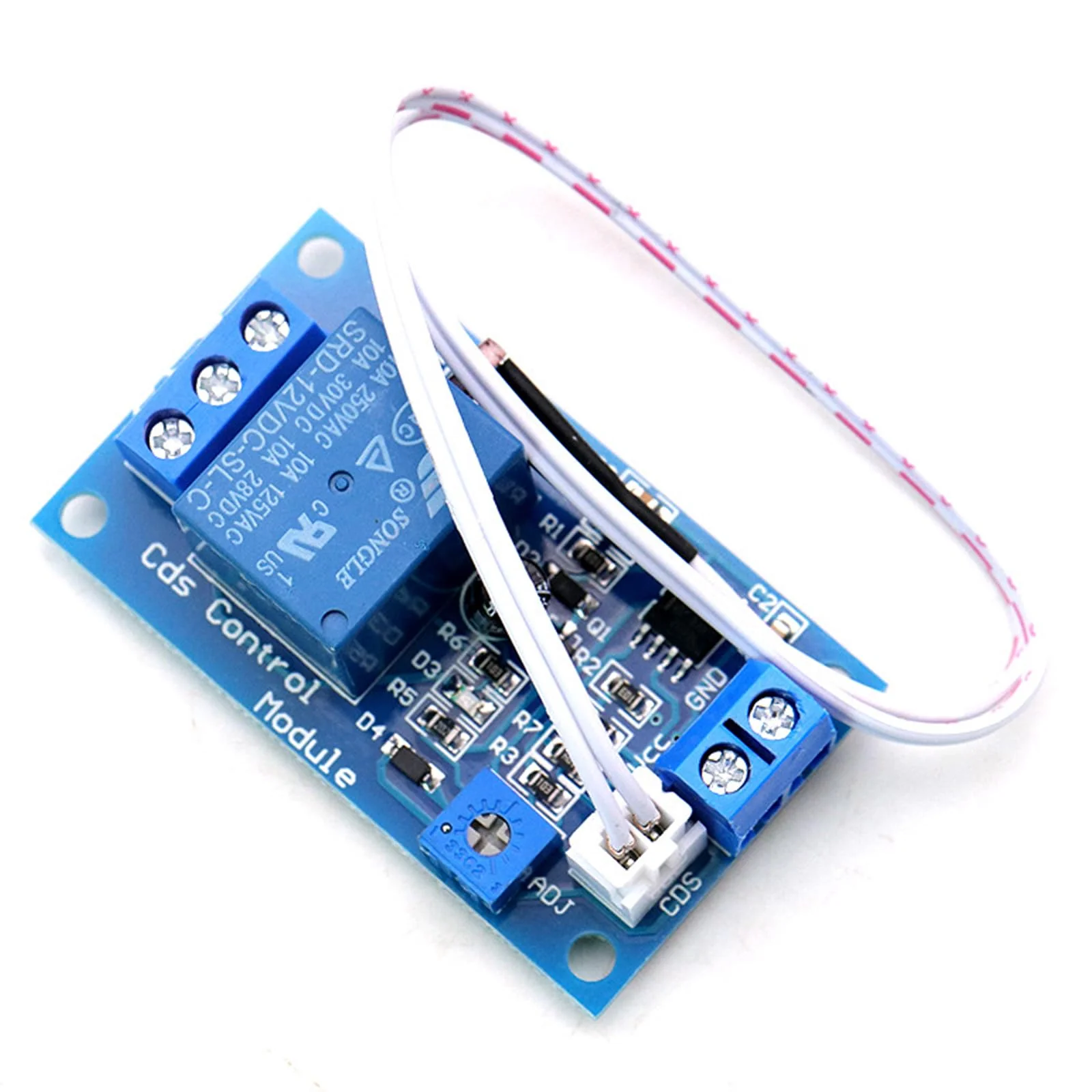 GERUI 5pcs XH-M131 Photoresistor Relay Module DC 5V 12V Light Control Switch Photo Resistance Relay Module Detection Sensor Automatic Light Control Switch with Cable (5, 12V) - Image 5
