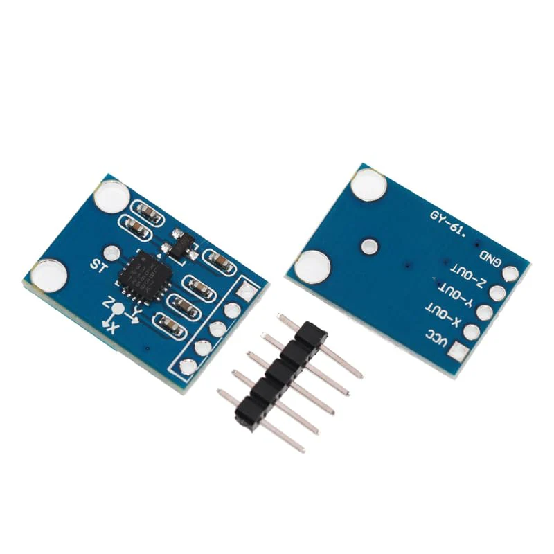 GERUI GY-61 ADXL335 3-Axis Accelerometer Angular Transducer Sensor, Analogue Output 3-5 V Sensor Module Compatible with Arduino, Pack of 2 - Image 2