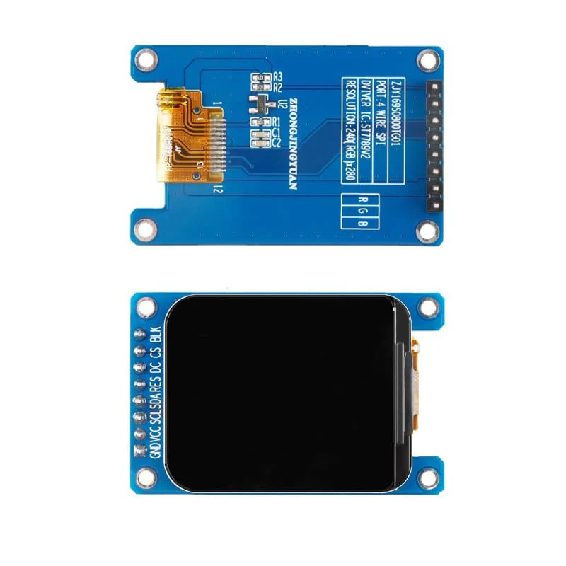 GERUI Pack of 2 1.69 Inch Colour TFT Display Screen High-Definition IPS LCD Module 240 x 280 SPI Interface ST7789 Driver - Image 3