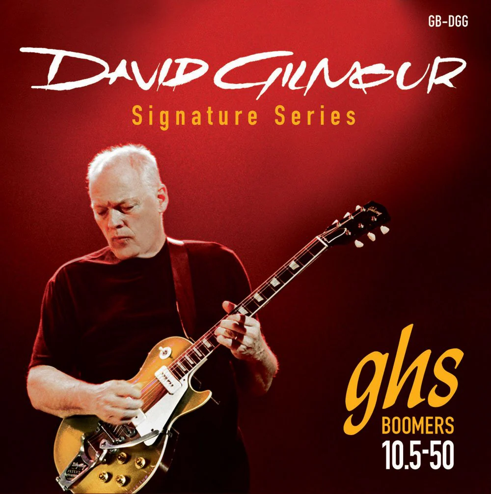 GHS Strings, Electric Guitar Strings, Guitar Boomers David Gilmour Signature Series Red Set, Model: GB-DGG SET, Gauge 10 1/2-50, Pack of 3 SETS Red Set (10.5-50) - Image 2