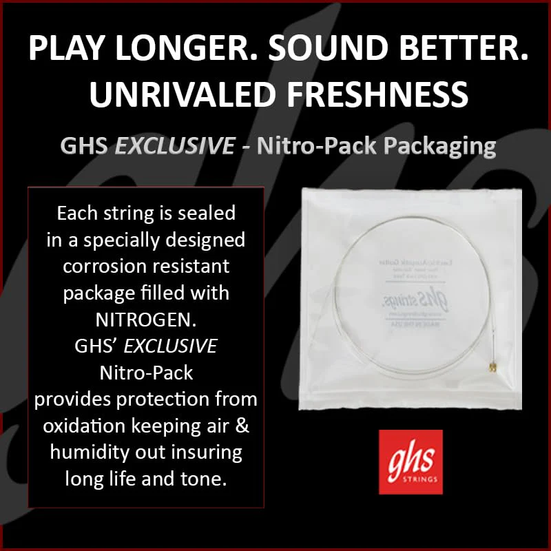 GHS Strings, GB9 1/2 Boomers, Nickel Plated Steel Electric Guitar Strings, Legendary Strength, Consistent Intonation, Long Lasting Brightness, Tone & Sustain. 6-String Guitar 9.5-44 XLT+ Gauge 3 Pack Extra Light+ (9.5-44) Pack of 3 - Image 5