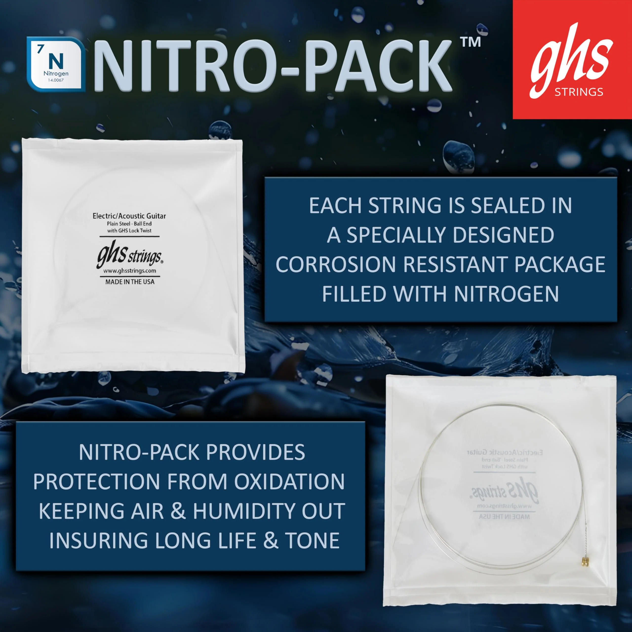 GHS Strings - Precision Flatwound - Electric Guitar Strings - Stainless Steel - High Volume - Polished Smooth - (L) - Light Gauge (900 SET) - 12-50 Light (12-50) Pack of 1 - Image 5