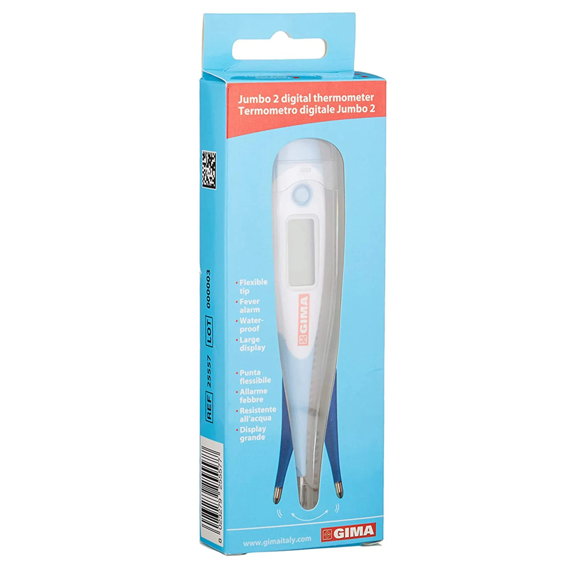 GIMA 25557 Jumbo2 Digital Thermometer, fever thermometer, reliable thermometer, classic thermometer - °C - Image 6