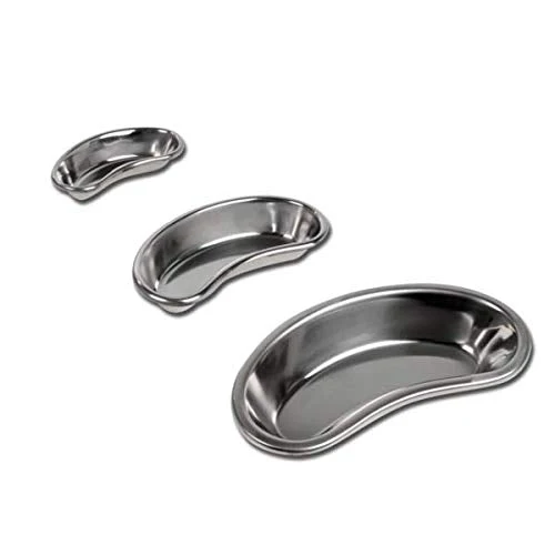 GIMA 26641 Stainless Steel Economic Kidney Dish, 6", 162 mm x 77 mm x 31 mm - capacity 190 ml 162 x 77 x 31 mm Single - Image 2