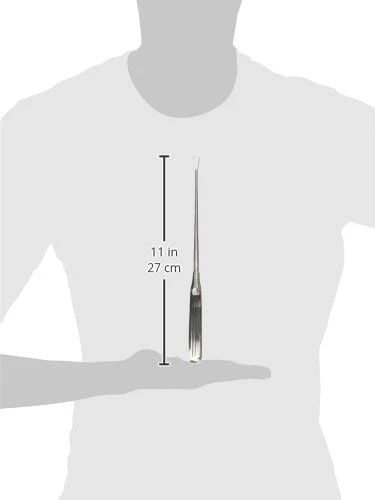 GIMA 26813 Sims Uterine Curette, Sharp, 8 mm Wide, 26 cm - Image 2