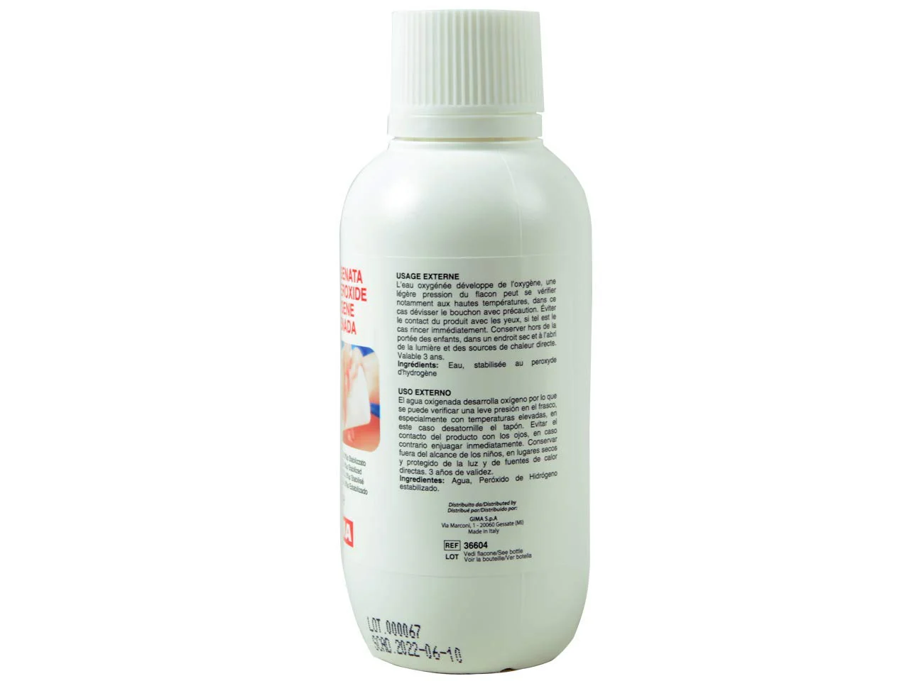 Gima Deburring Countersink, Hydrogen Peroxide, 250 ml, Pack of 12) - Image 3