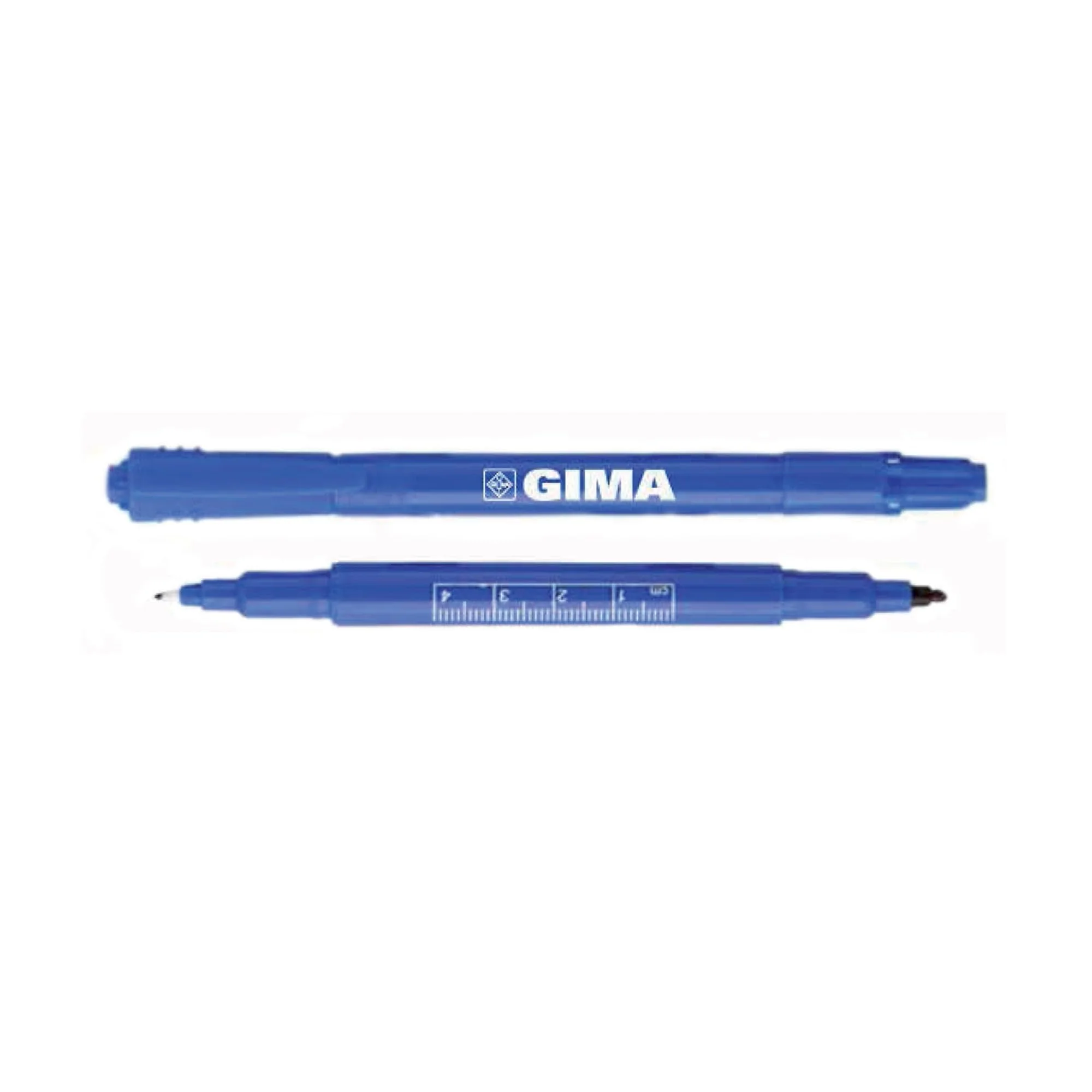 Gima - Dermatological double pen with cap structure made of polypropylene, tip made of polyester fibre, 10 pieces, 33179 - Image 2