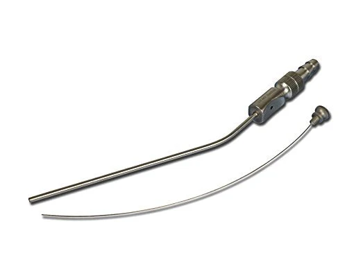 Gima - Frazier Cannula for Aspirators of All Brands, Diameter 3 mm, Length 18 cm, Stainless Steel, Class I Medical Device, Pack of 1 - Image 2