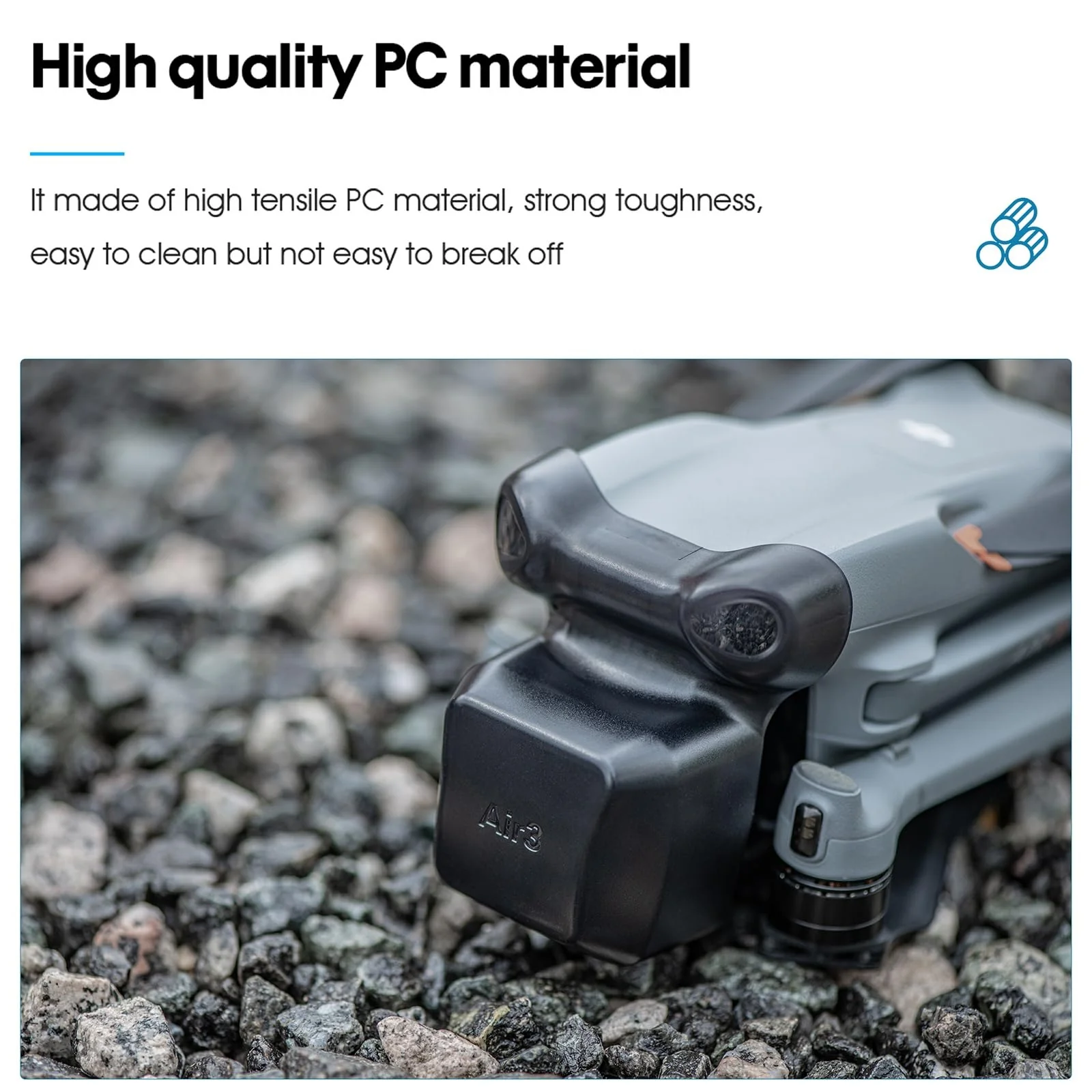 Gimbal Camera Lens Protective Cover Protector for DJI Air 3 Accessories, Lens Dustproof Cap Anti-Scratch Guard - Image 4