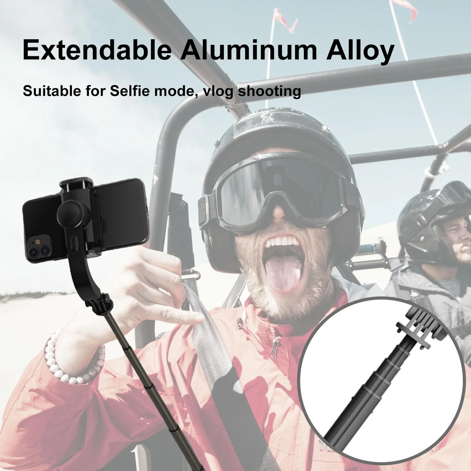 Gimbal Stabilizer for Smartphone,Selfie Stick Tripod with Remote Control Auto Balance 360° Rotation 1-Axis Phone Gimbal for Group Selfies Live Streaming Video Recording L08 Gimbal Stabilizer - Image 6