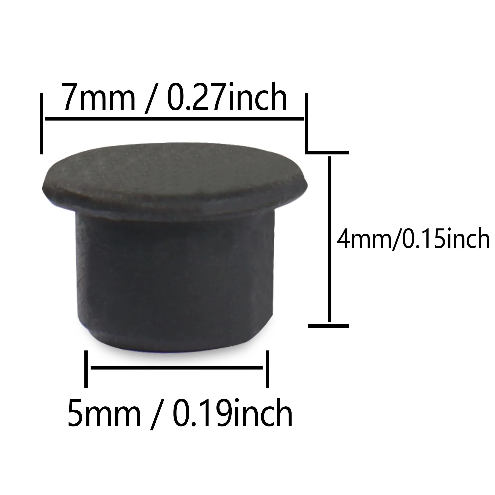 GINTOOYUN 50pcs DC Port Anti Dust Cap Cover Plugs DC Power Supply Dustproof Plug Soft Silicone Protector for Ethernet Switch, Router,etc. - Image 6
