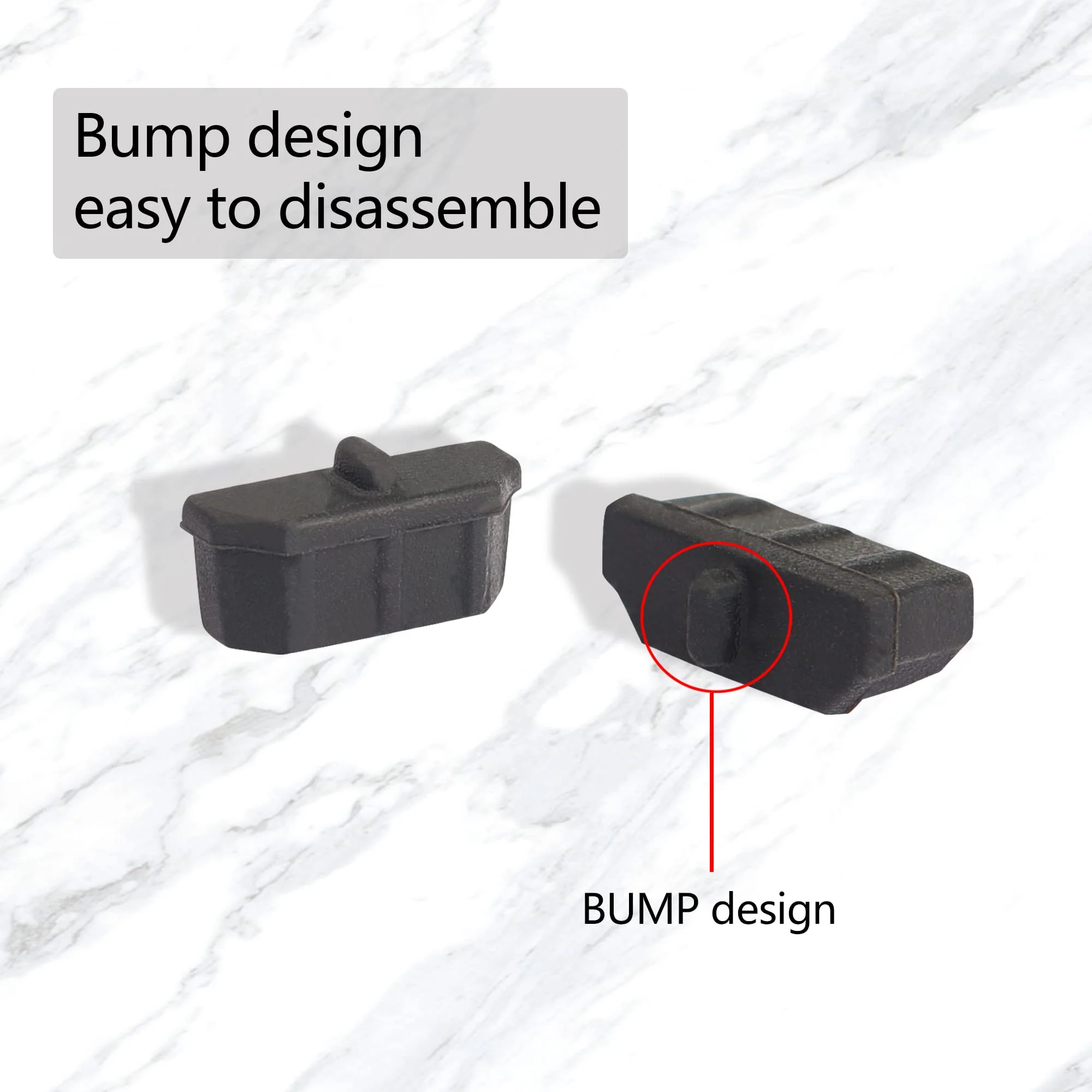 GINTOOYUN 50pcs HDMI Anti Dust Cap Cover Plugs HDMI Female Dustproof Plug Soft Silicone Protector for TV,Computers,etc. - Image 4