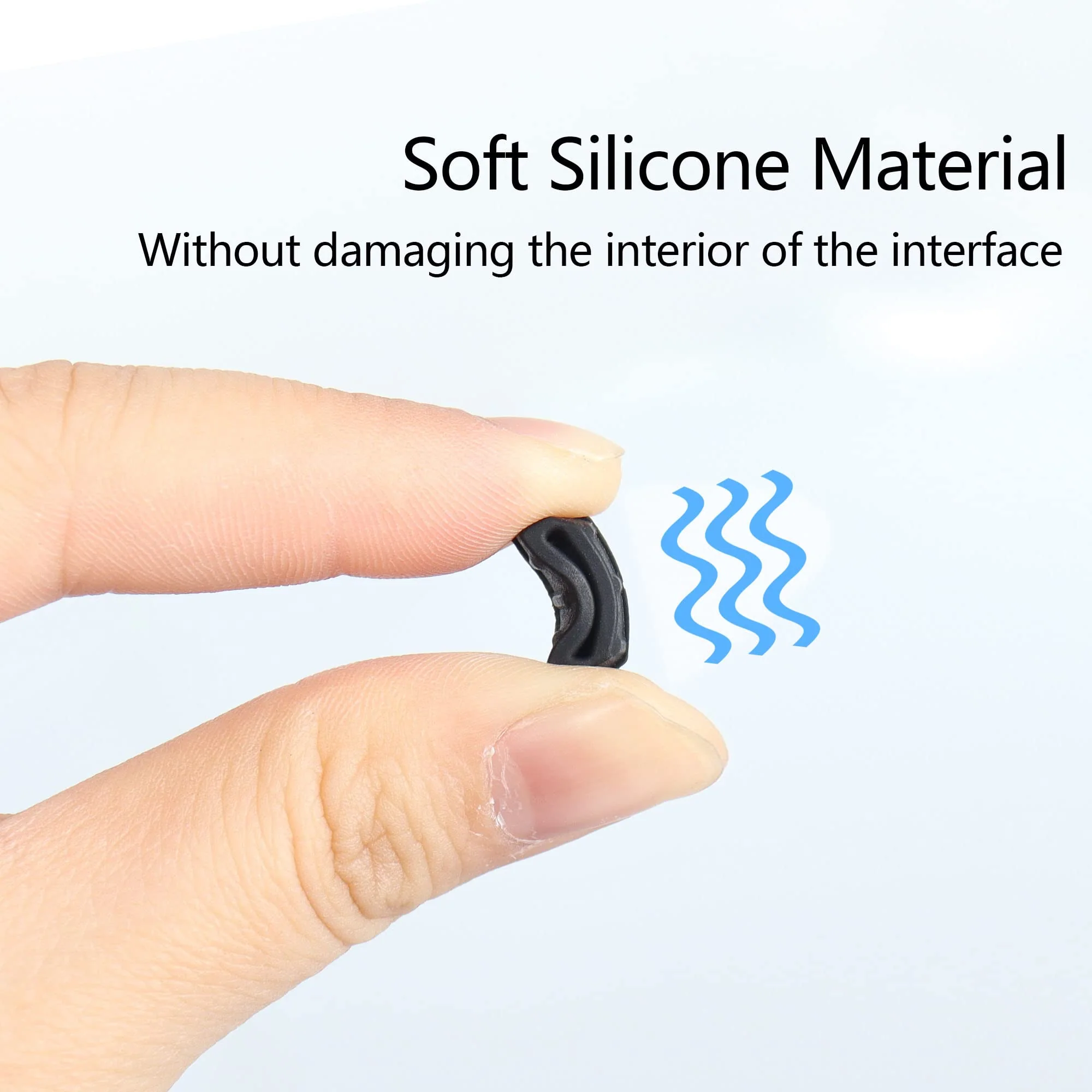 GINTOOYUN 50pcs HDMI Anti Dust Cap Cover Plugs HDMI Female Dustproof Plug Soft Silicone Protector for TV,Computers,etc. - Image 5