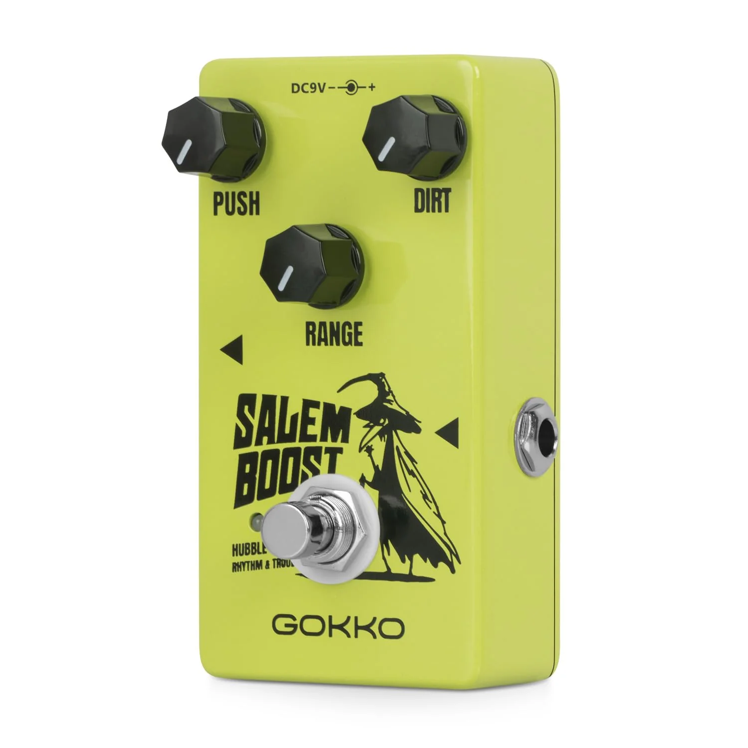 GK-60 Salem Guitar Effects Pedal – Treble Enhancer & Clean Gain for Electric Guitar – Vintage Rangemaster Style Overdrive Pedal - Image 2