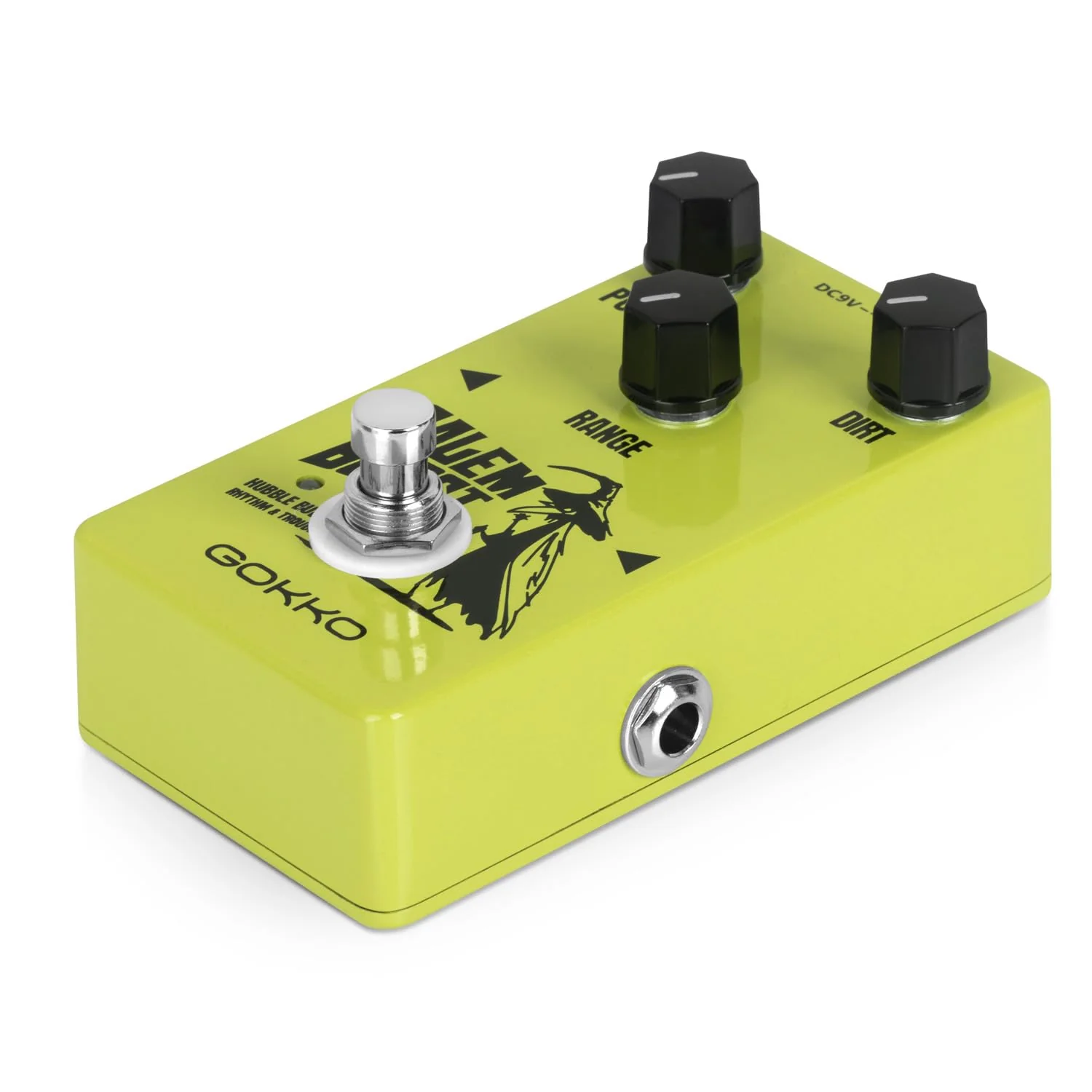 GK-60 Salem Guitar Effects Pedal – Treble Enhancer & Clean Gain for Electric Guitar – Vintage Rangemaster Style Overdrive Pedal - Image 3