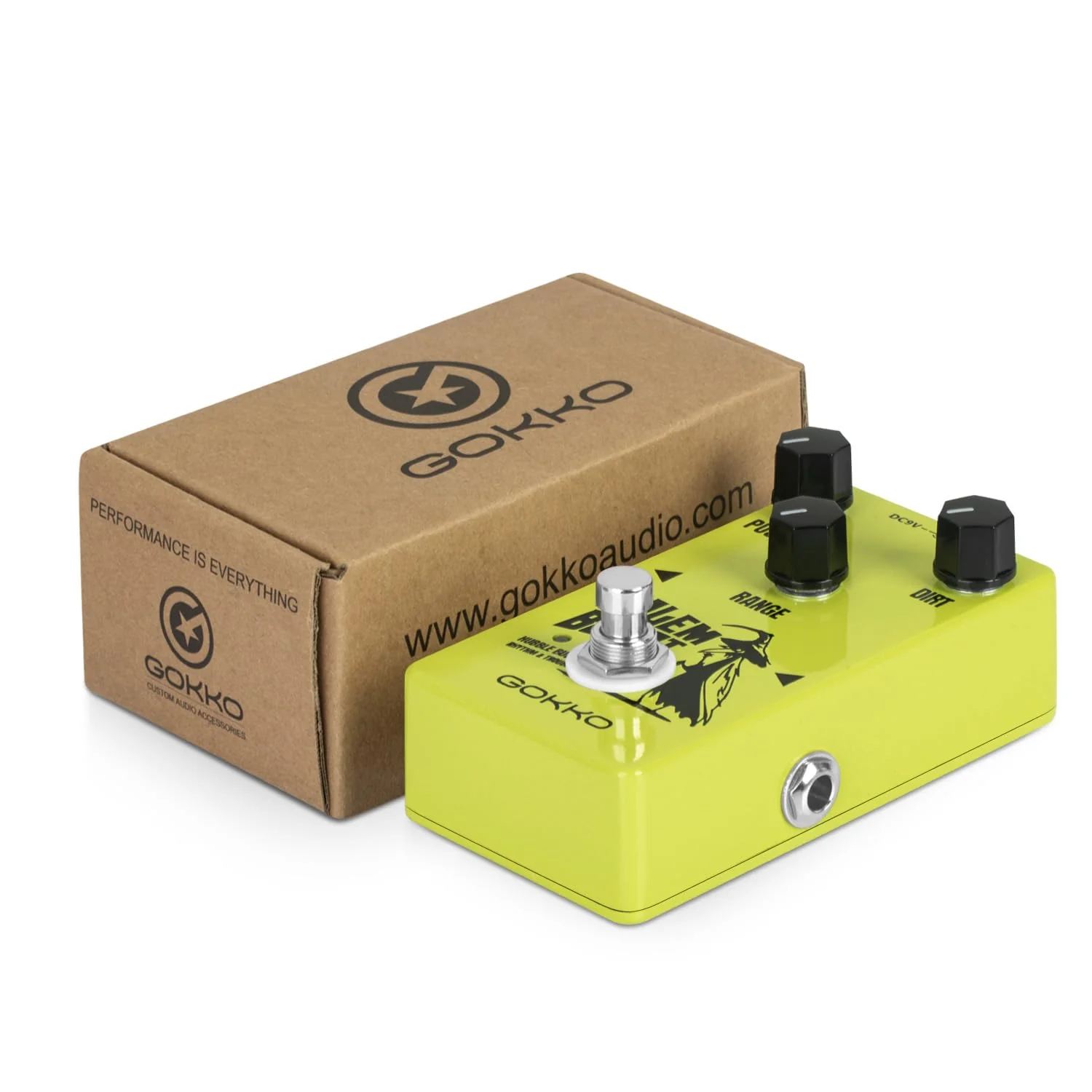 GK-60 Salem Guitar Effects Pedal – Treble Enhancer & Clean Gain for Electric Guitar – Vintage Rangemaster Style Overdrive Pedal - Image 7