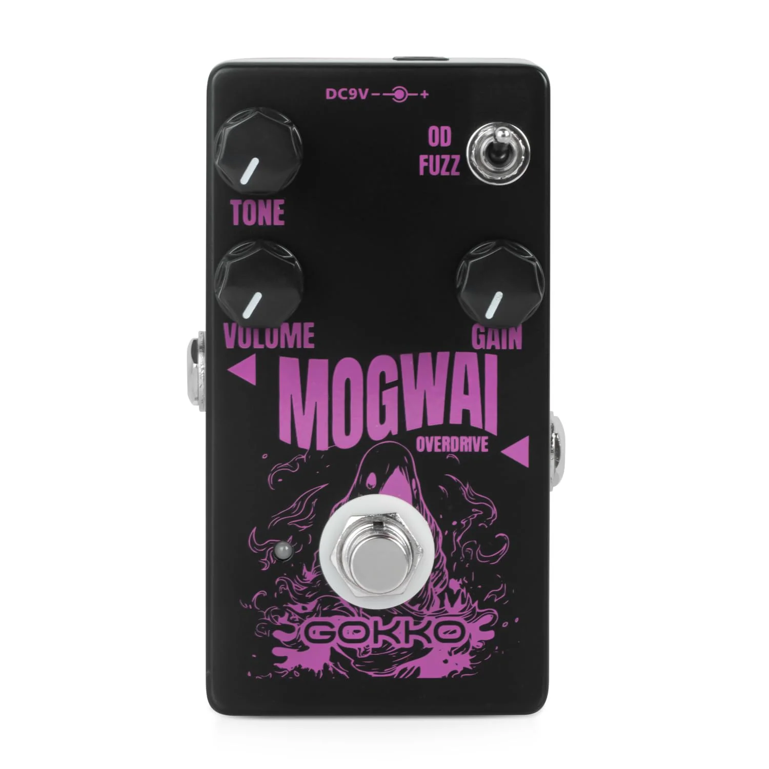 GK-61 Mogwai Overdrive Guitar Pedal – 2-in-1 Overdrive & Fuzz Effects Pedal for Electric Guitar – Vintage Tone, Toggle Switch, True Bypass