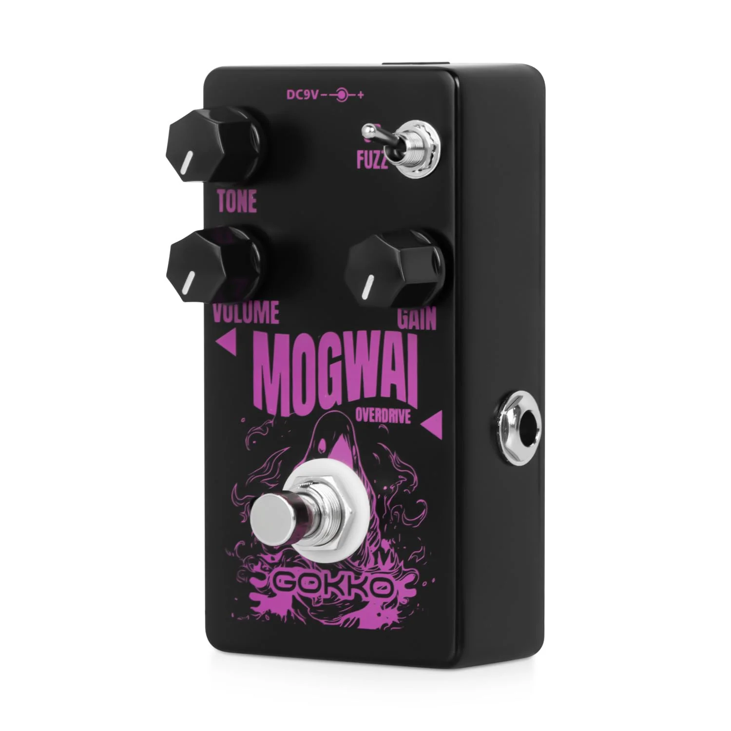 GK-61 Mogwai Overdrive Guitar Pedal – 2-in-1 Overdrive & Fuzz Effects Pedal for Electric Guitar – Vintage Tone, Toggle Switch, True Bypass - Image 2