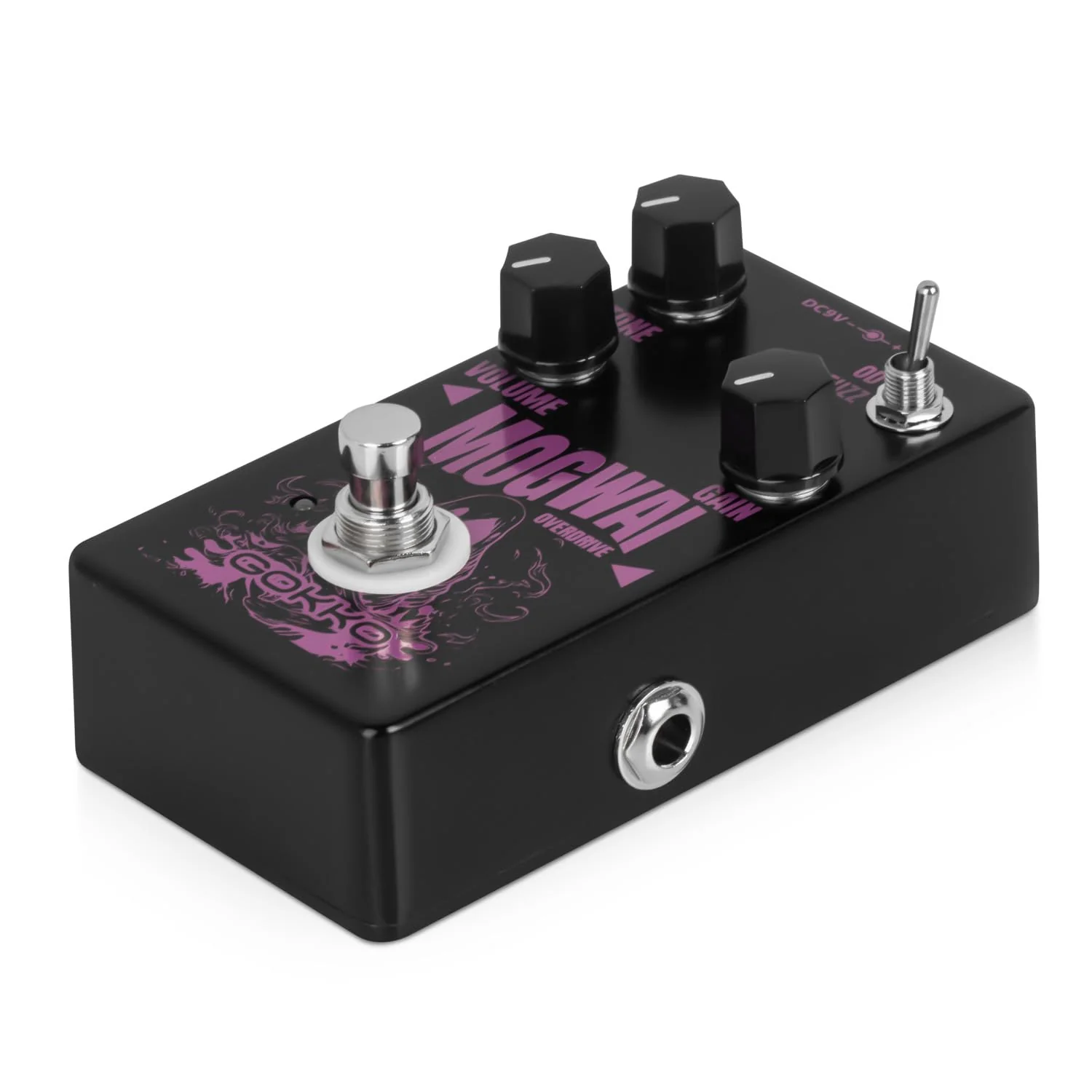 GK-61 Mogwai Overdrive Guitar Pedal – 2-in-1 Overdrive & Fuzz Effects Pedal for Electric Guitar – Vintage Tone, Toggle Switch, True Bypass - Image 4