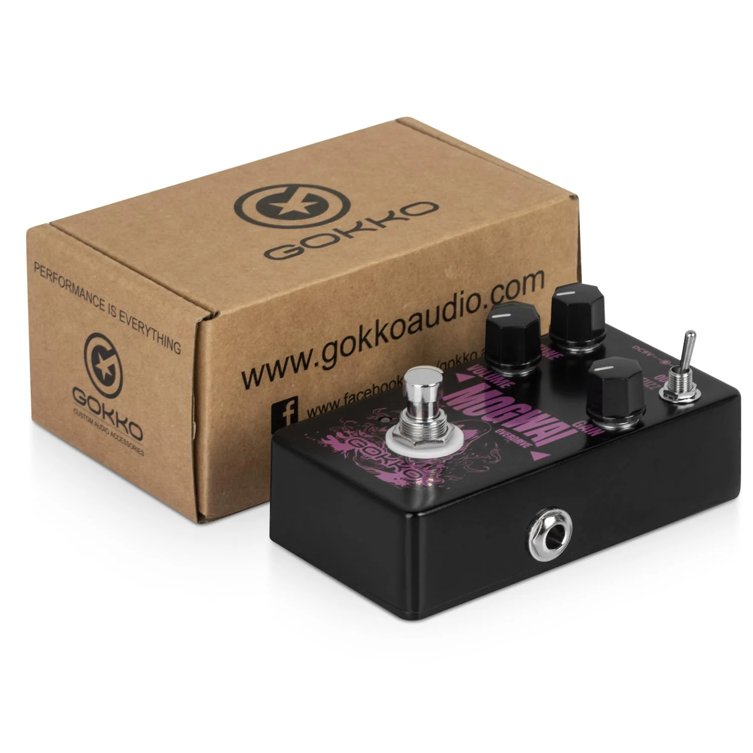 GK-61 Mogwai Overdrive Guitar Pedal – 2-in-1 Overdrive & Fuzz Effects Pedal for Electric Guitar – Vintage Tone, Toggle Switch, True Bypass - Image 6