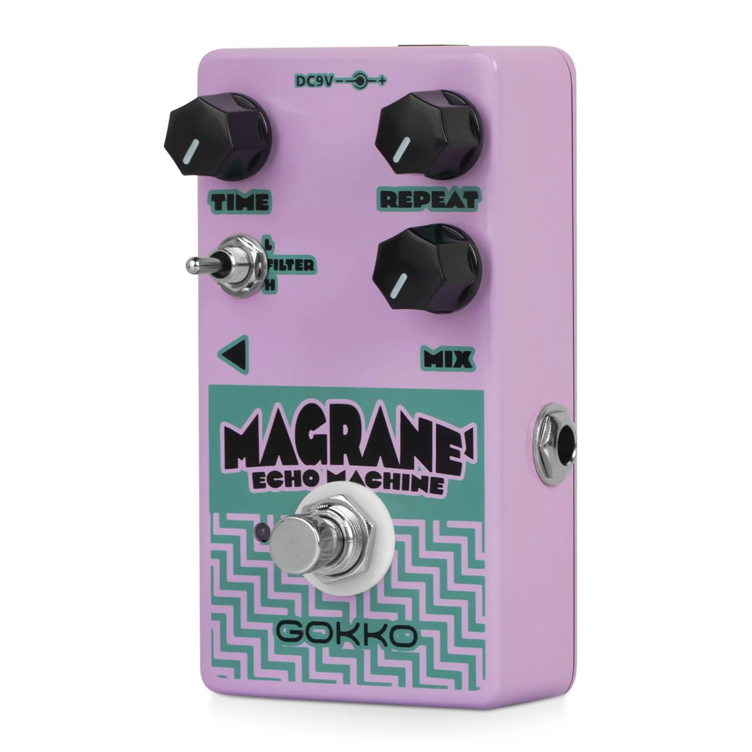 GK-63 Magrane’ Echo Machine – Guitar Delay & Echo Effects Pedal with Time, Repeat, Mix & Filter Controls, Boost/Kill Dry Options, Compact Analog-Style Stompbox - Image 2