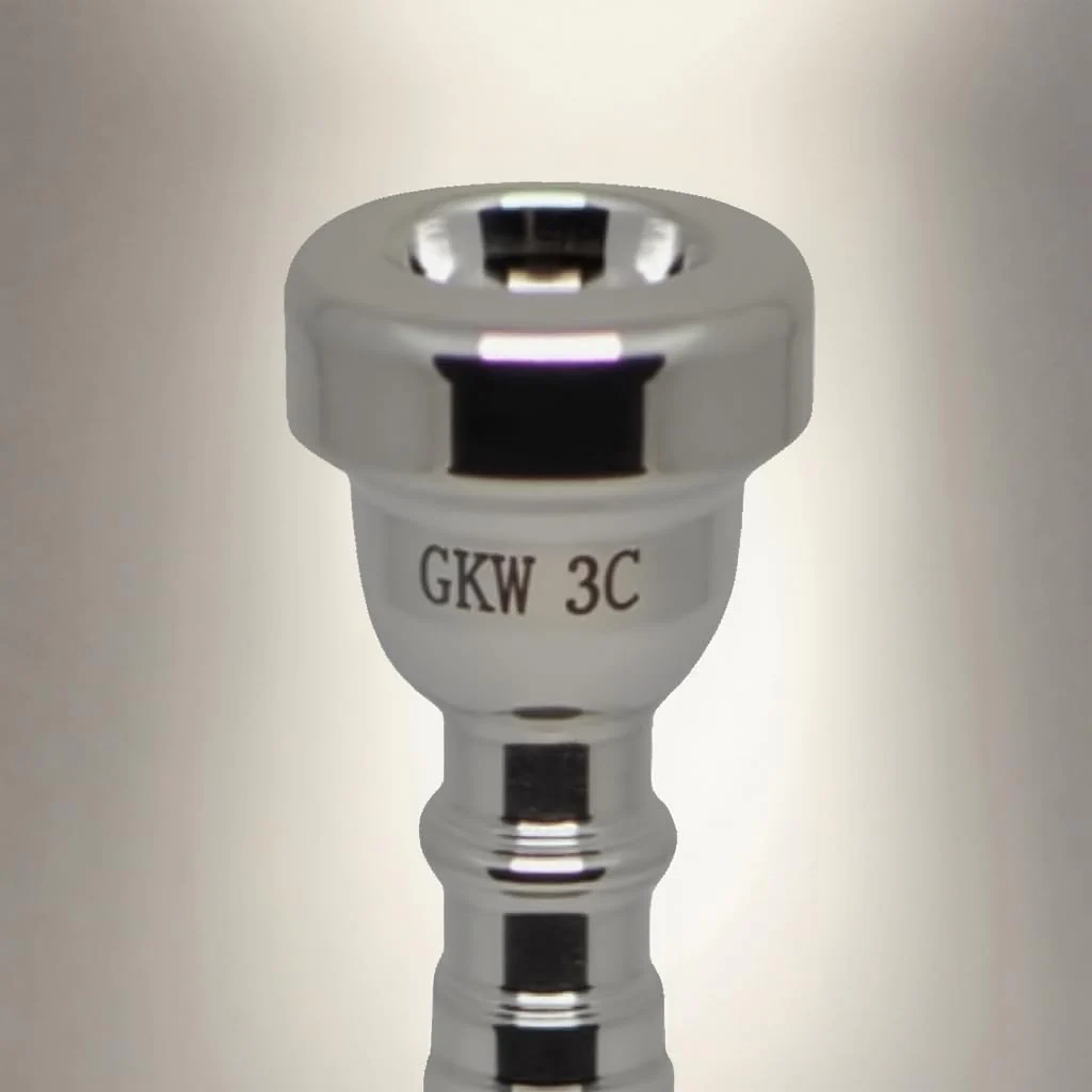 GKW Silver Plated 3C Trumpet Mouthpiece – Beginner Brass Mouthpiece, Compatible with Most Trumpets, Ideal for Students and Music Enthusiasts - Image 5