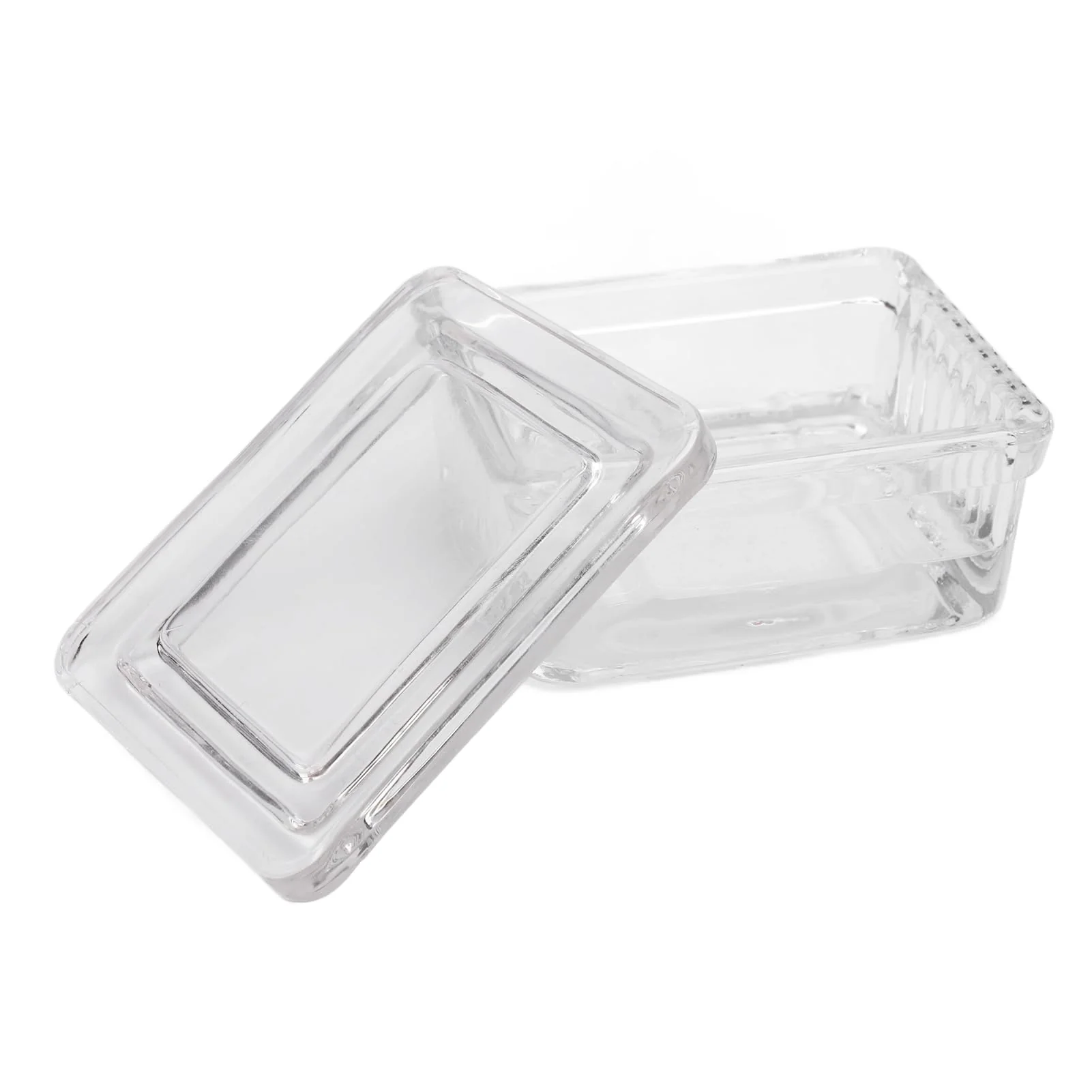 Glass Staining Jar with Lid, Transparent Container, Sturdy (Glass with 10 Slides) Glas mit 10 Objektträgern Glass with 10 slides - Image 3