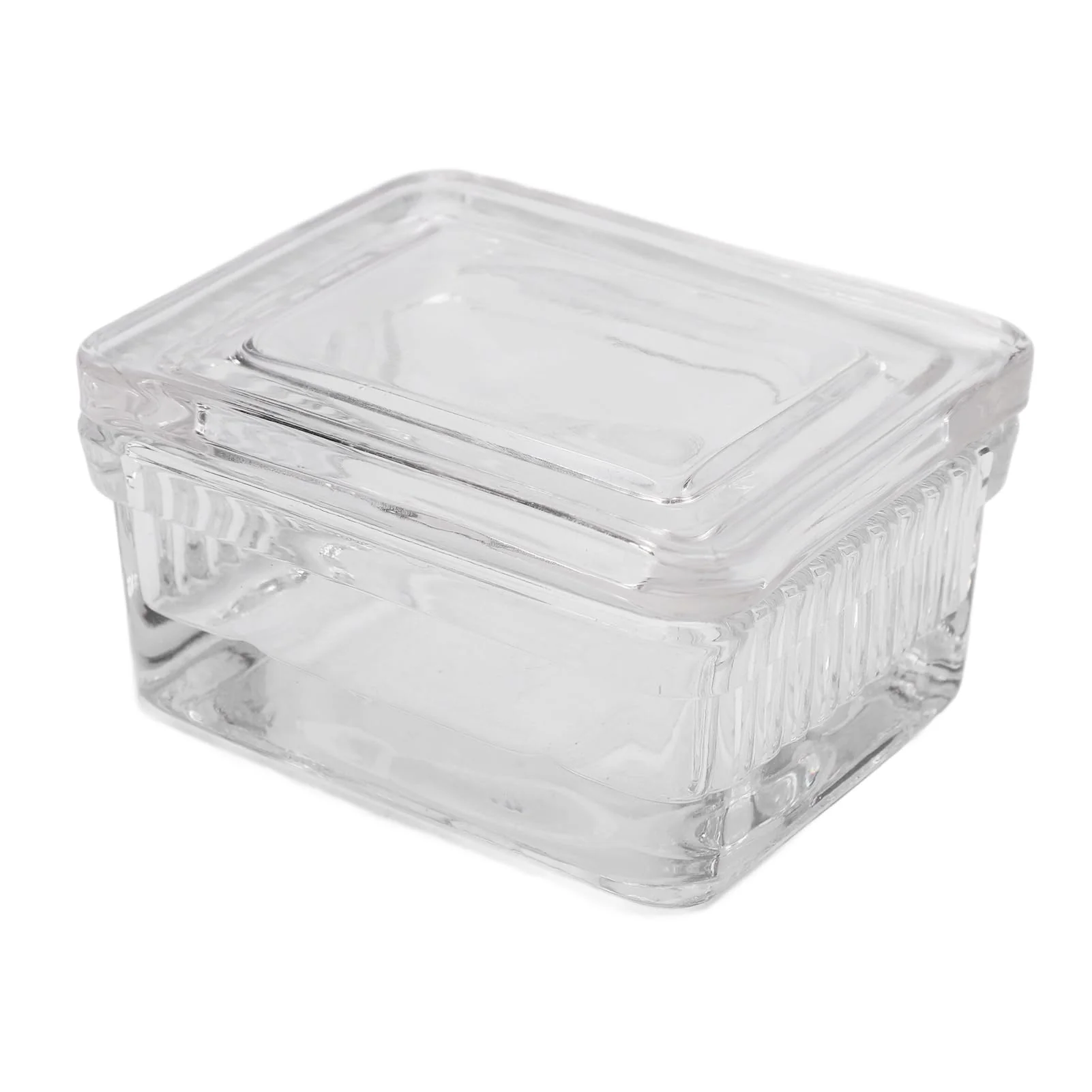 Glass Staining Jar with Lid, Transparent Container, Sturdy (Glass with 10 Slides) Glas mit 10 Objektträgern Glass with 10 slides - Image 5