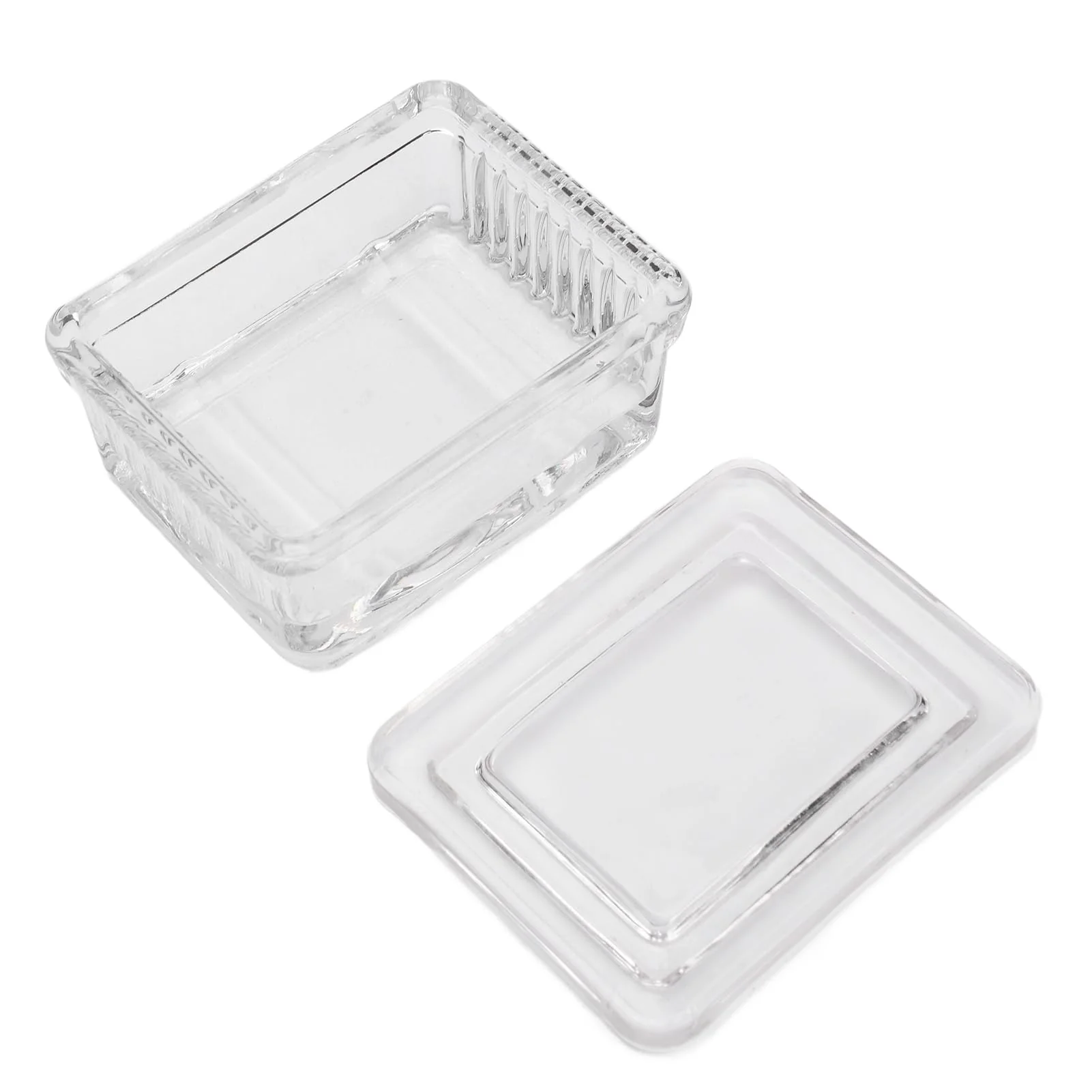 Glass Staining Jar with Lid, Transparent Container, Sturdy (Glass with 10 Slides) Glas mit 10 Objektträgern Glass with 10 slides - Image 9