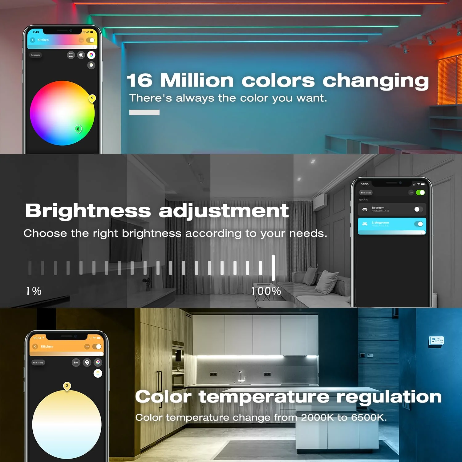 GLEDOPTO ZigBee 3.0 DC5-24V Mini 5 in 1 RGBCCT RGBW RGB CCT Dimmer LED Strip Light Control 6A Max for PWM Dimming LED Strip Compatible with Homey Conbee Tuya Smart Life App Control (Hub Required) - Image 3