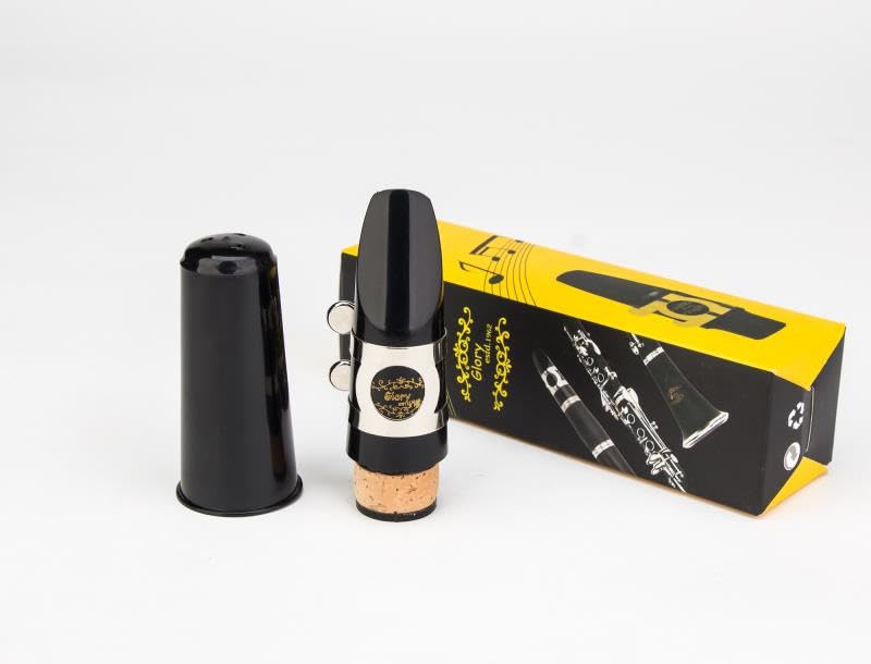 Glory Clarinet Mouthpiece Kit with Ligature,one Reed and Plastic Cap~black, Click to See More Colors - Image 2