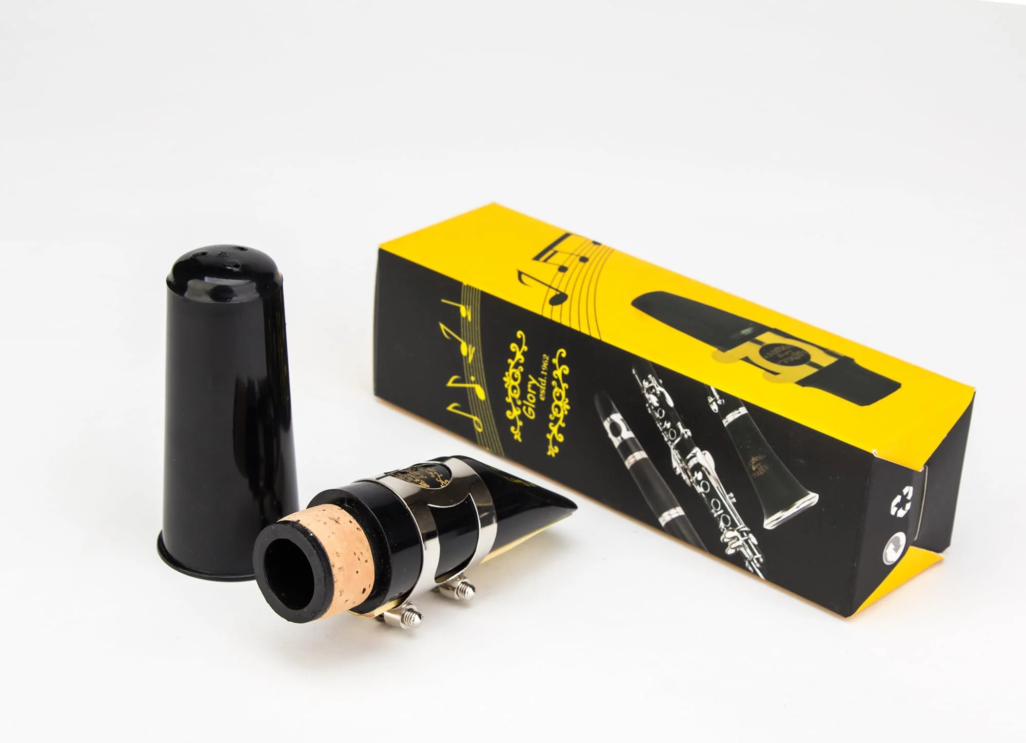 Glory Clarinet Mouthpiece Kit with Ligature,one Reed and Plastic Cap~black, Click to See More Colors - Image 6