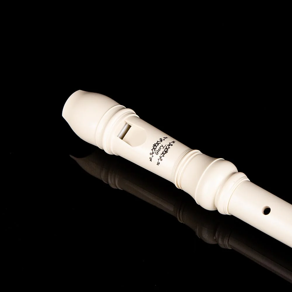 Glory Soprano Recorder Instrument for Beginner, German Fingering C Key Recorder Instrument,Beige Beige - Image 6