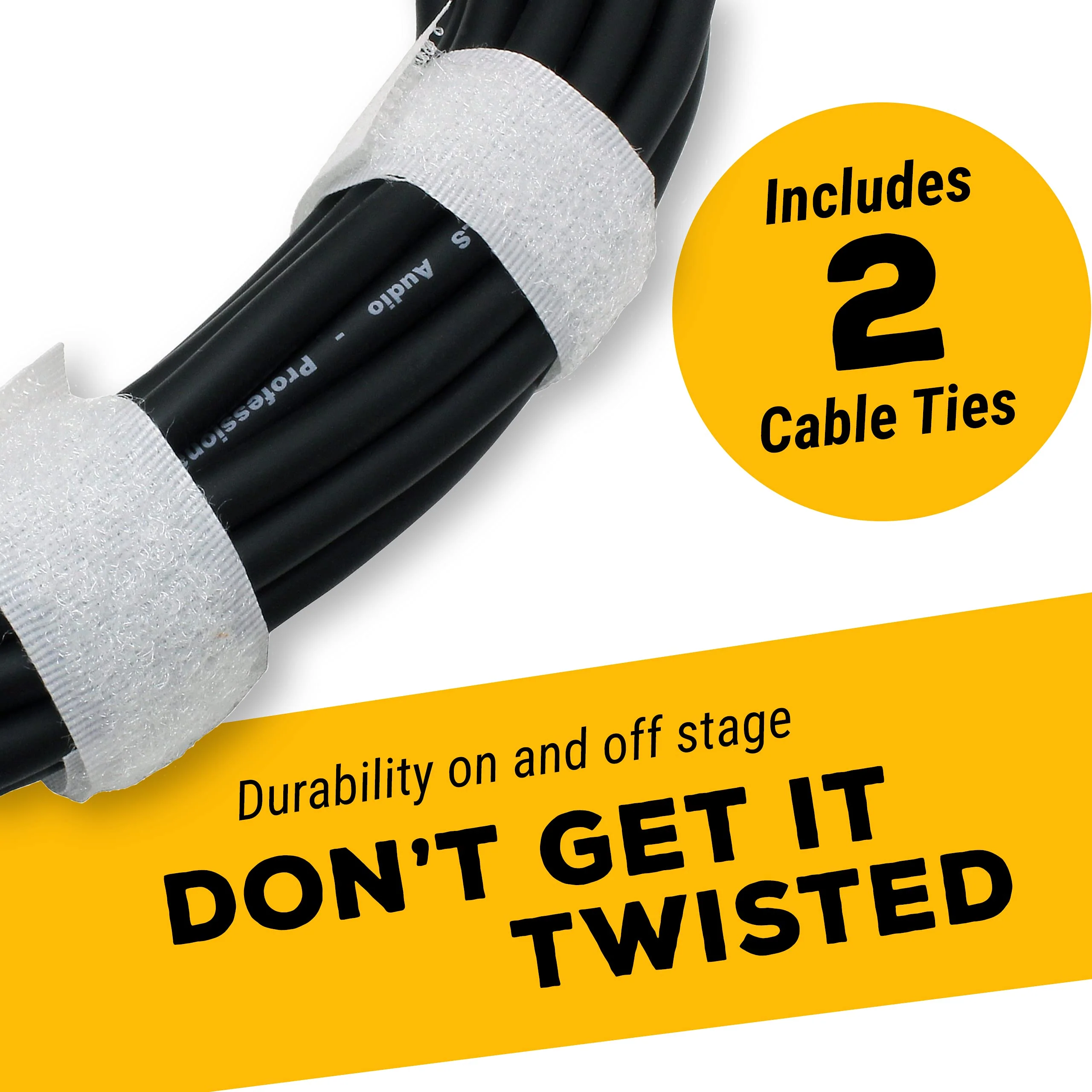 GLS Audio 6ft Patch Cable Cords - XLR Male to XLR Female Black Cables - 6' Balanced Snake Cord - Pack of 6 6 Ft. - Image 5
