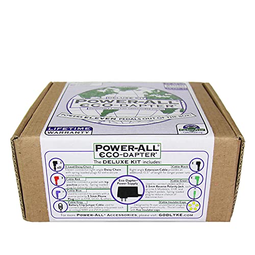 Godlyke Power-All Eco-Dapter Guitar Effects Pedal Power Supply - DELUXE KIT (PA-9ECD) - Image 2