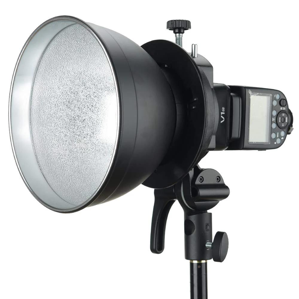 Godox S2 Speedlite Bracket for Godox AD200Pro, AD200, AD400Pro, for V1 Round Head Speedlite, V860II / TT685 / TT350 Series, S-Type Bracket Updated Version Bowens Mount Holder - Image 8