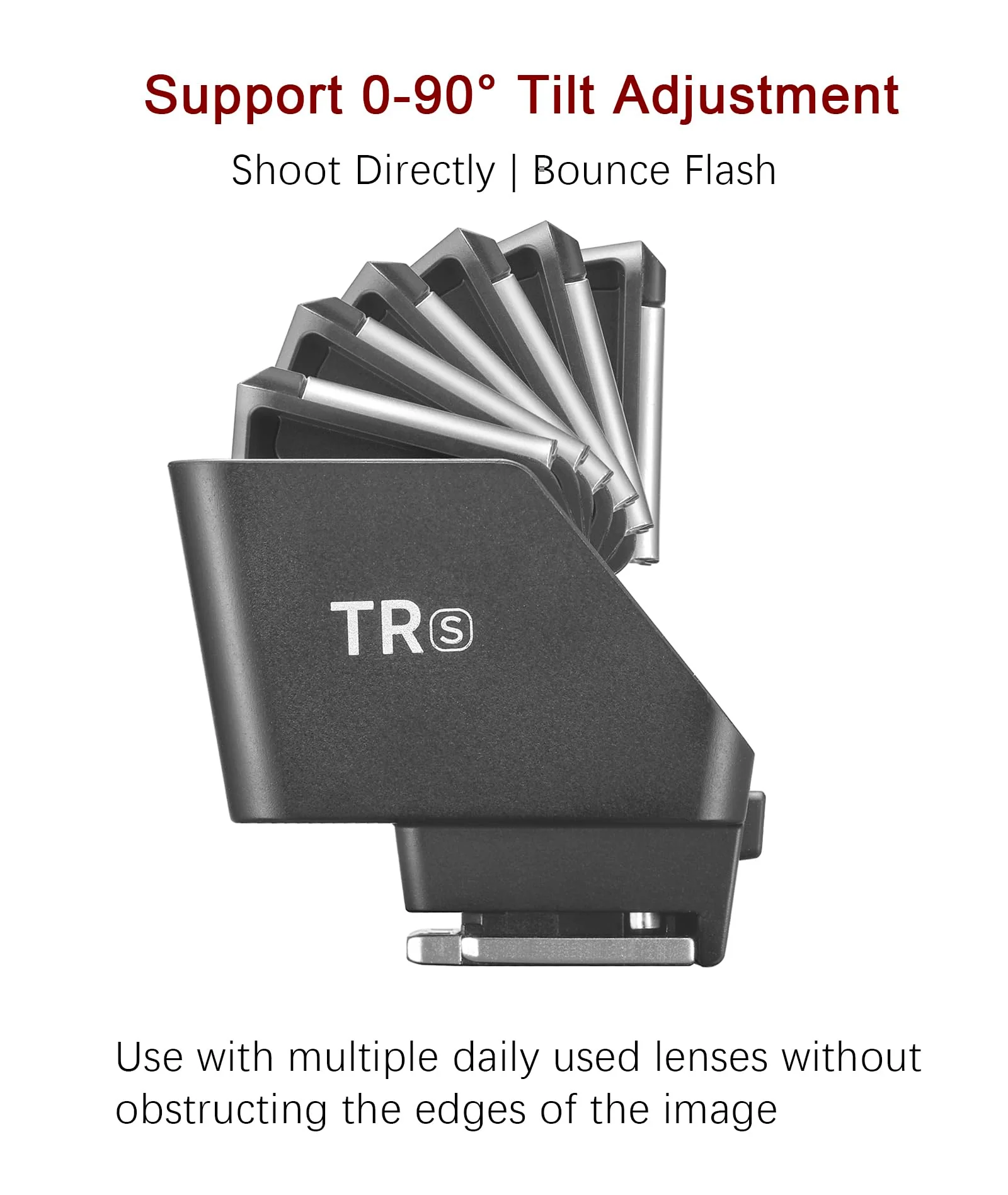 Godox TR-S TRS TTL Hot Shoe Riser for Sony TTL System, Compatible with Sony iT20-S iT22-S iT30pro-S Mini Flash, Support TTL Function and High Speed Sync - Image 4
