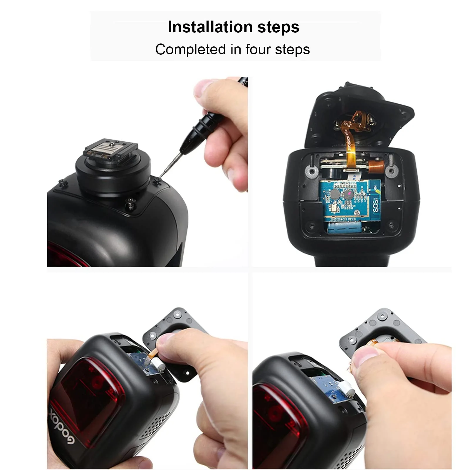 Godox V1S Hot Shoe Mount Foot, Flash Hot Shoe Replacement for Godox V1-S V860III-S Flash Accessories Repair Parts(Upgraded Metal Version) - Image 5