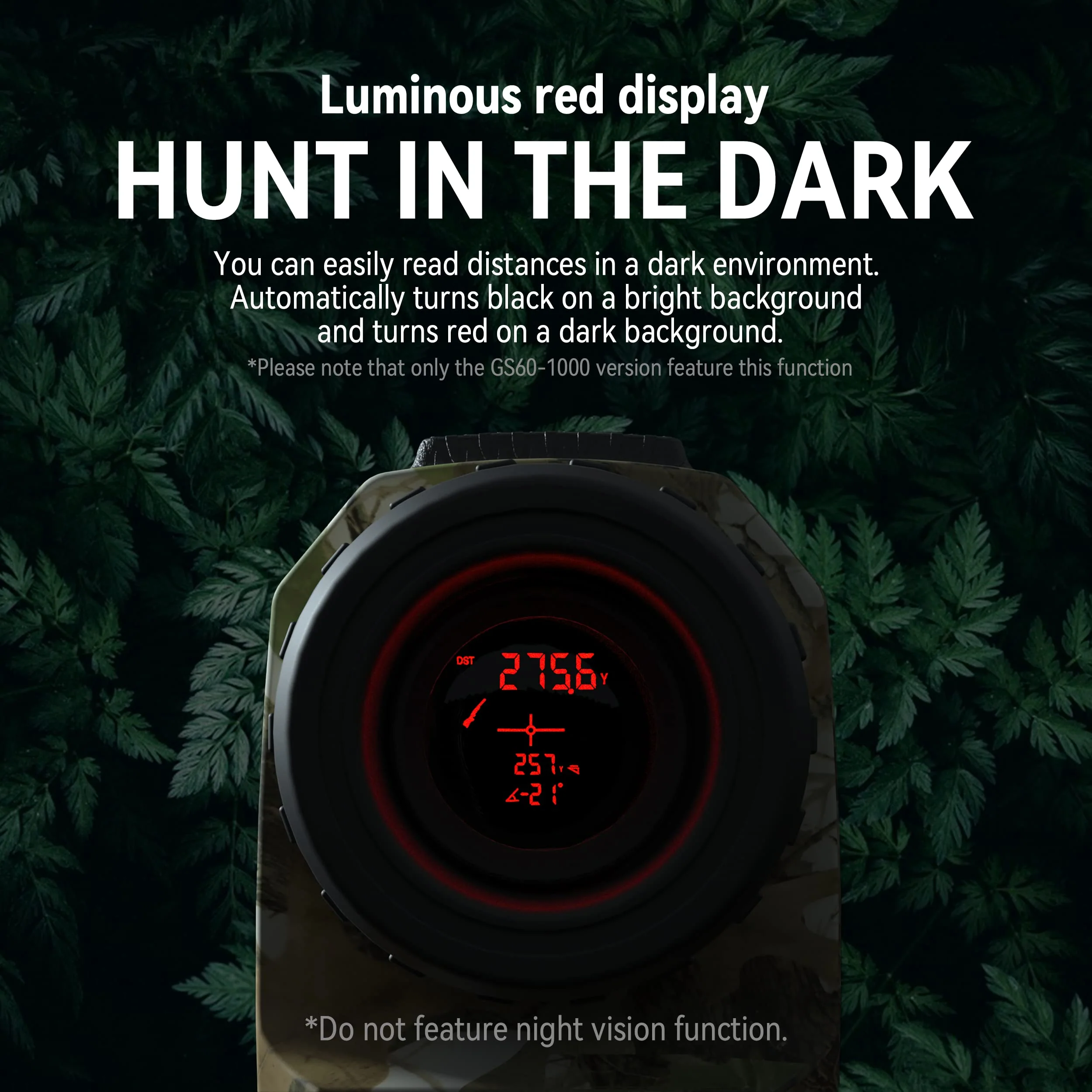 Gogogo Sport Vpro Laser Rangefinder for Hunting Range Finder Distance Measuring with Mode Continuous Scan GS60-1000 - Image 2