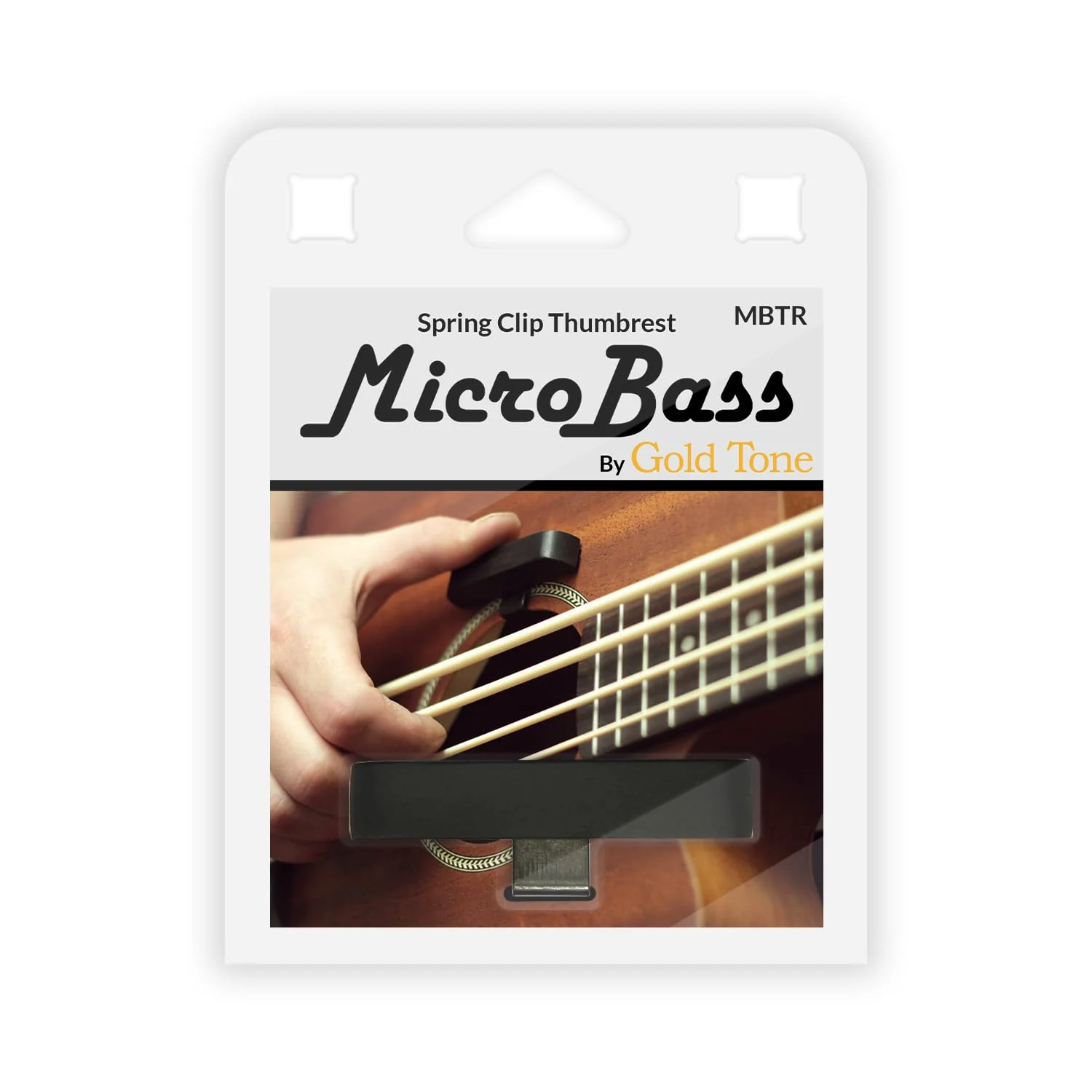 Gold Tone MBTR MicroBass Removable Thumb Rest - Image 4