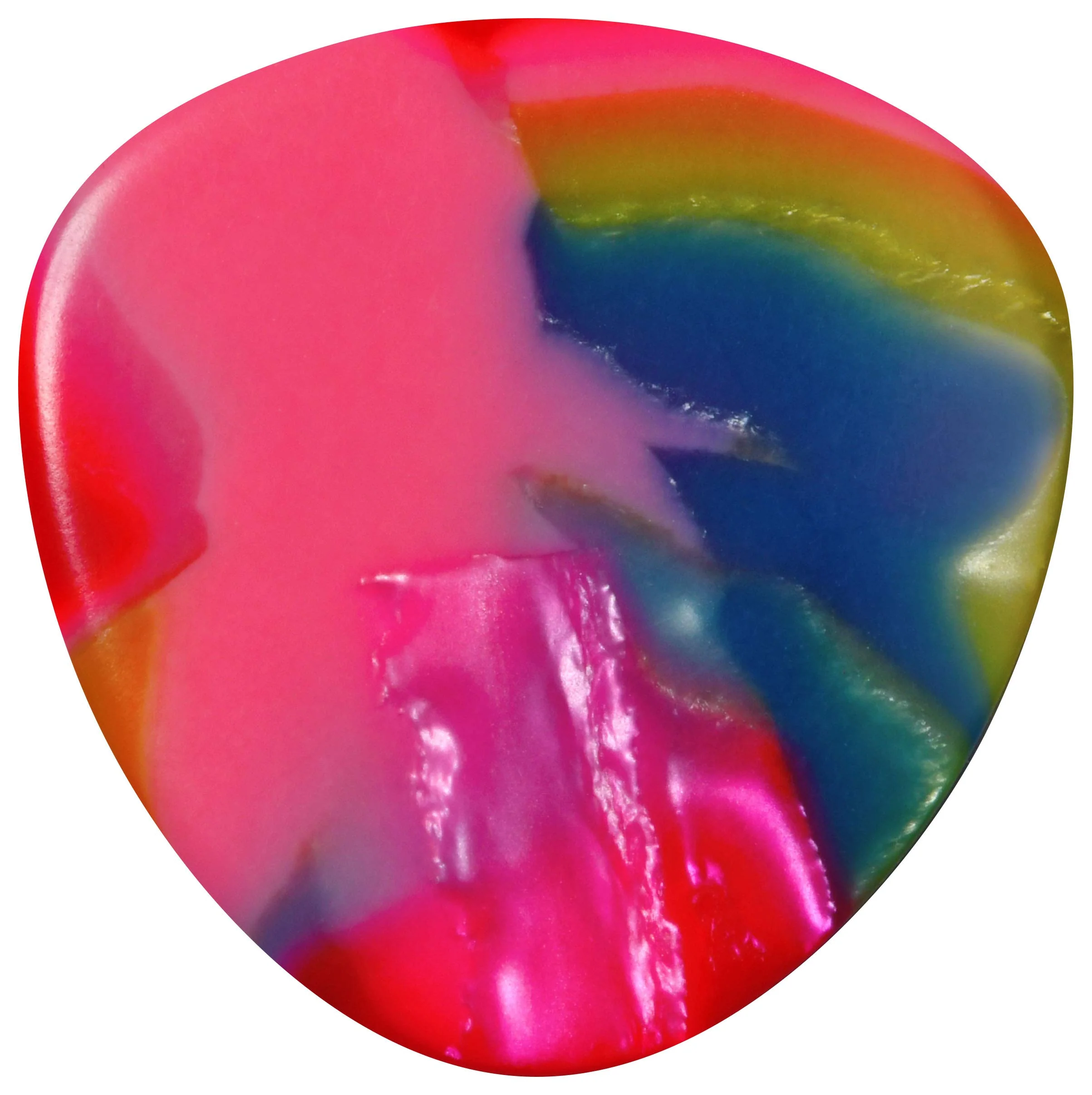 Golden Gate Guitar Picks (MP-127),Clown Confetti,Rounded Triangle X-Stiff - Image 2