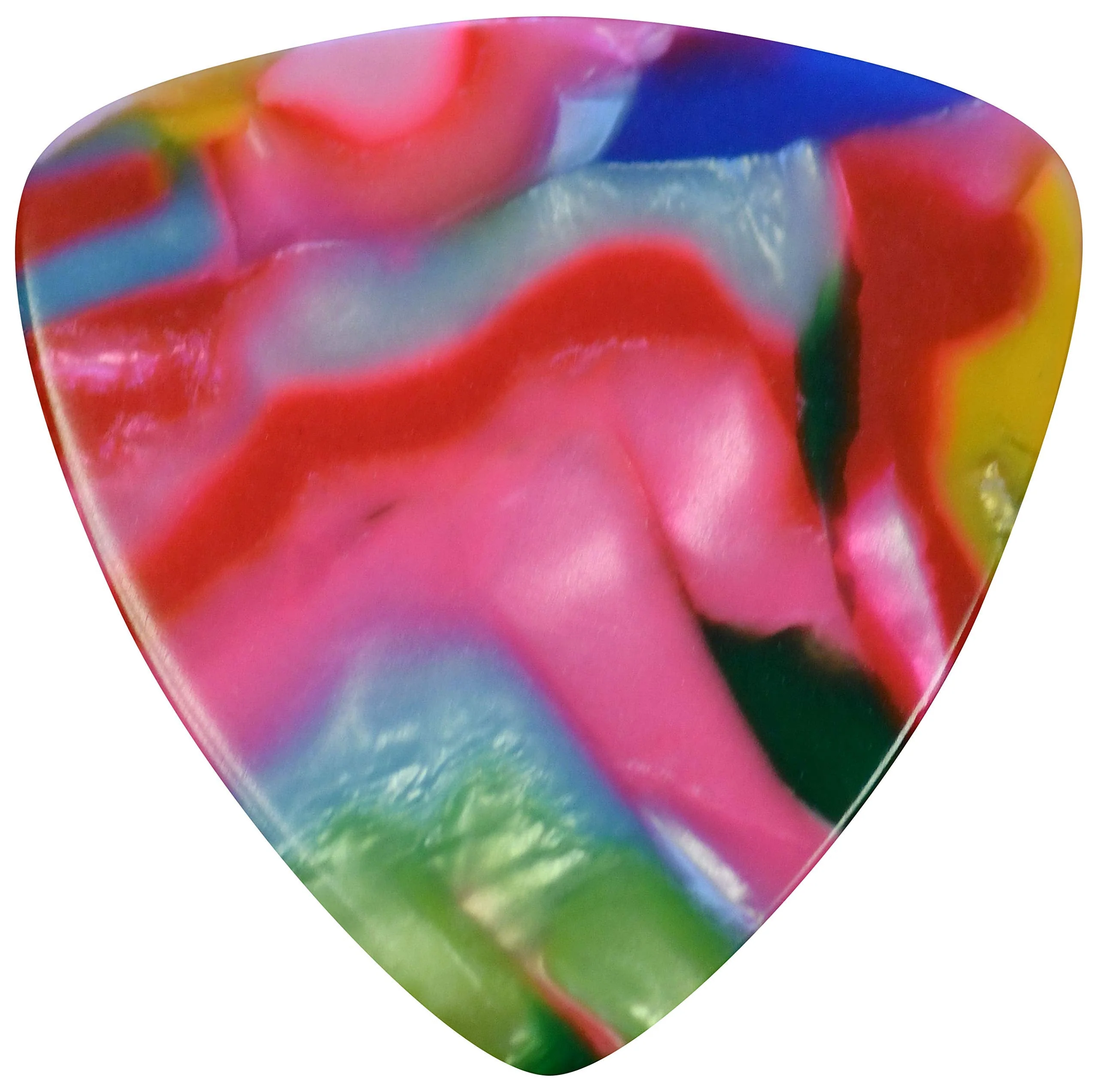 Golden Gate Guitar Picks (MP-407), Clown Confetti, Large triangle - Medium - Image 2
