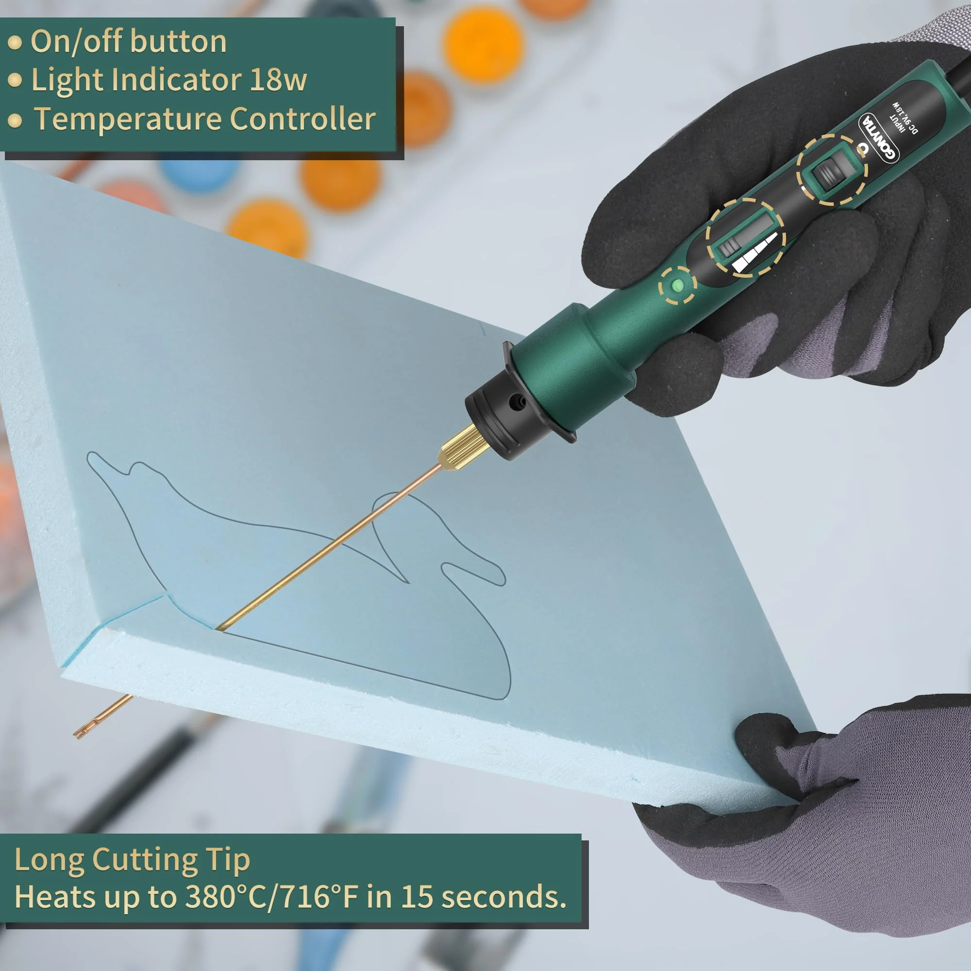 GONYTIA Hot Wire Foam Cutting Pen (Simplified Series) Simplified Series - Image 3