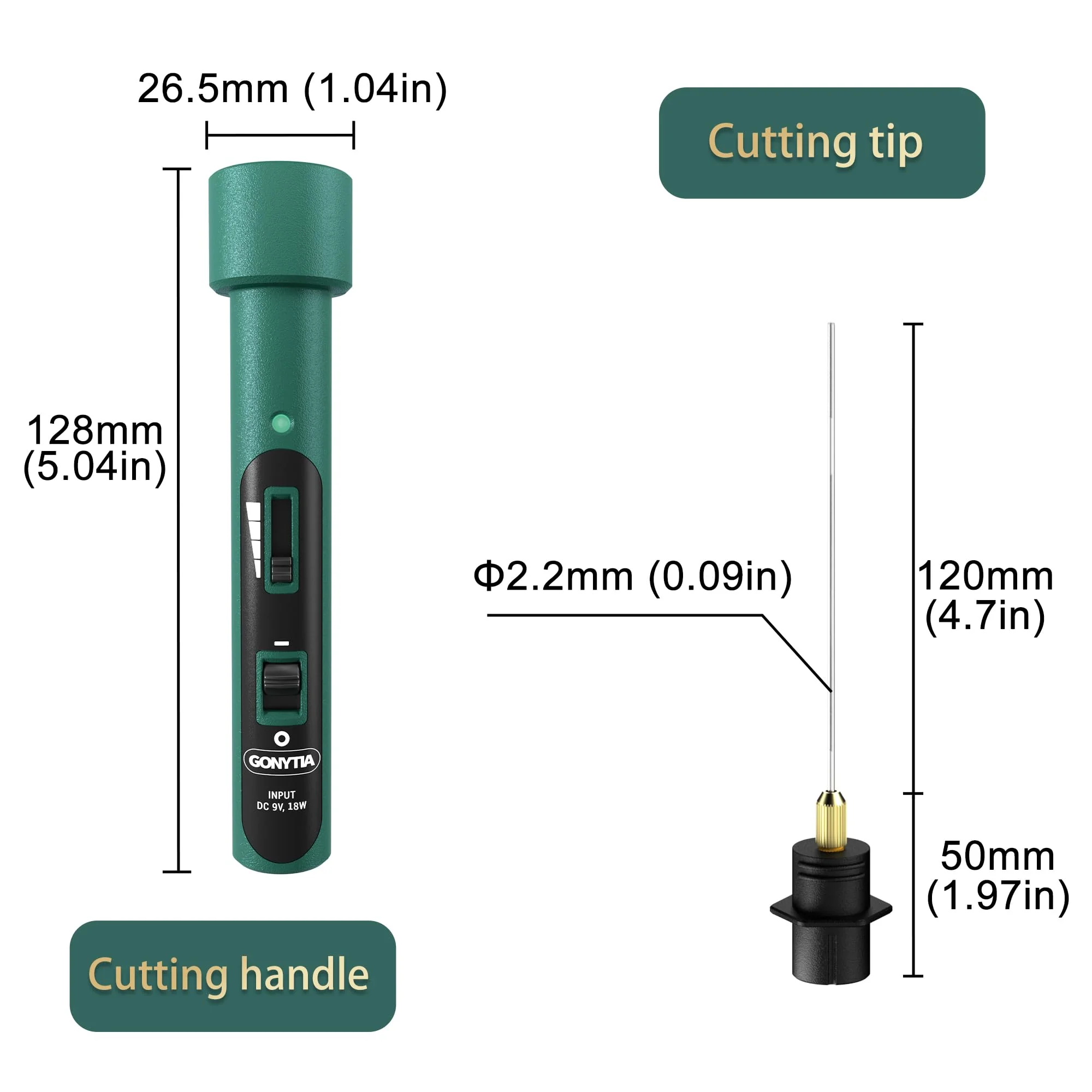 GONYTIA Hot Wire Foam Cutting Pen (Simplified Series) Simplified Series - Image 4