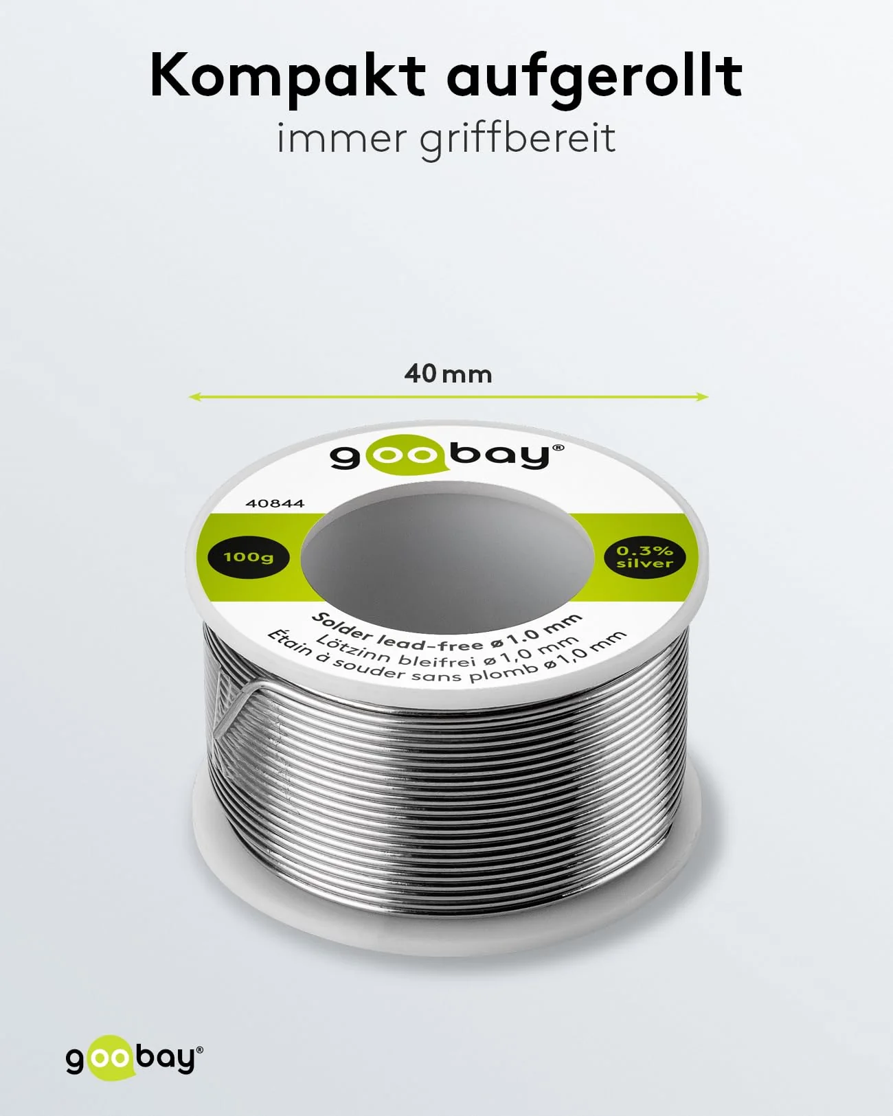 Goobay 40xxx Lead-Free Solder, 100 G 2-100 G 1 mm - Image 4